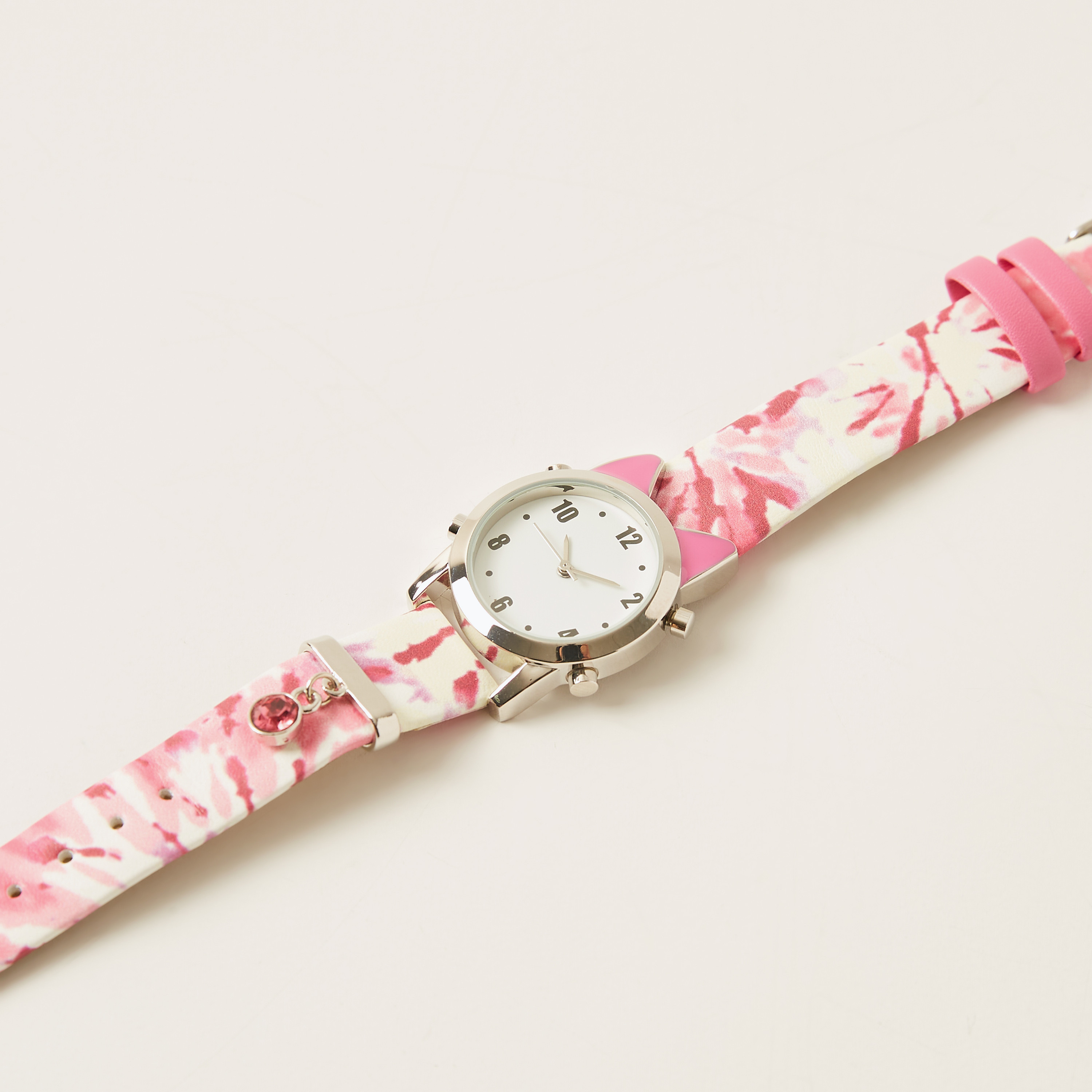 ساعة يد بتفاصيل مرصعة وطبعات من تشارمز-girls-accessories-watches-image-2