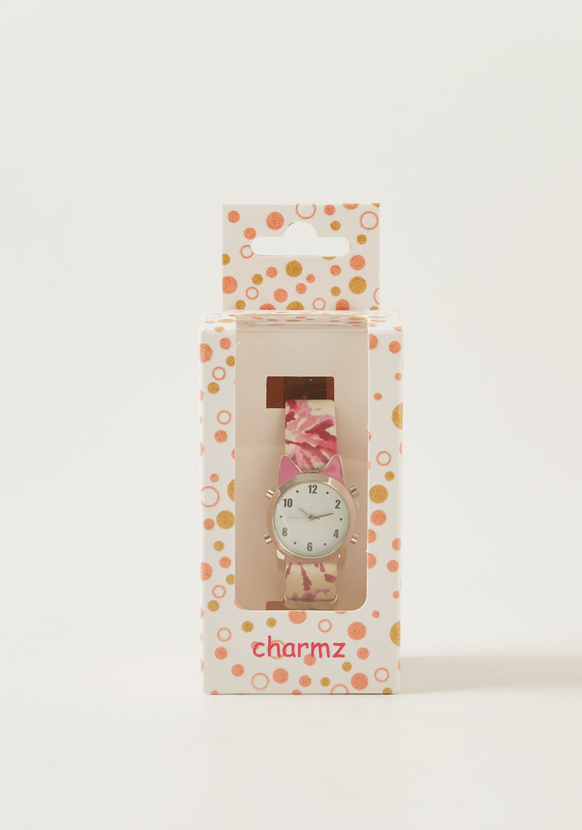 Charmz All-Over Print Wristwatch with Studded Detail-Watches-image-3