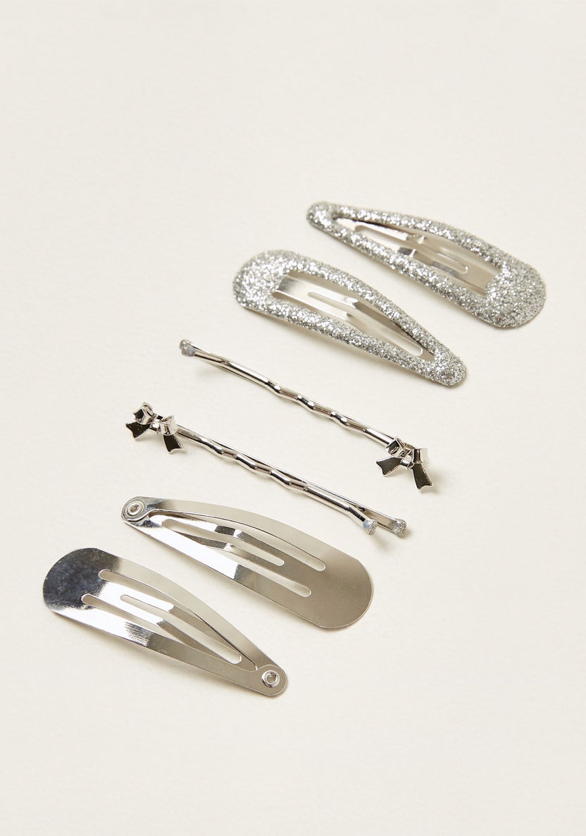 Charmz Metallic Detail 7-Piece Hair Accessory Set-Hair Accessories-image-1