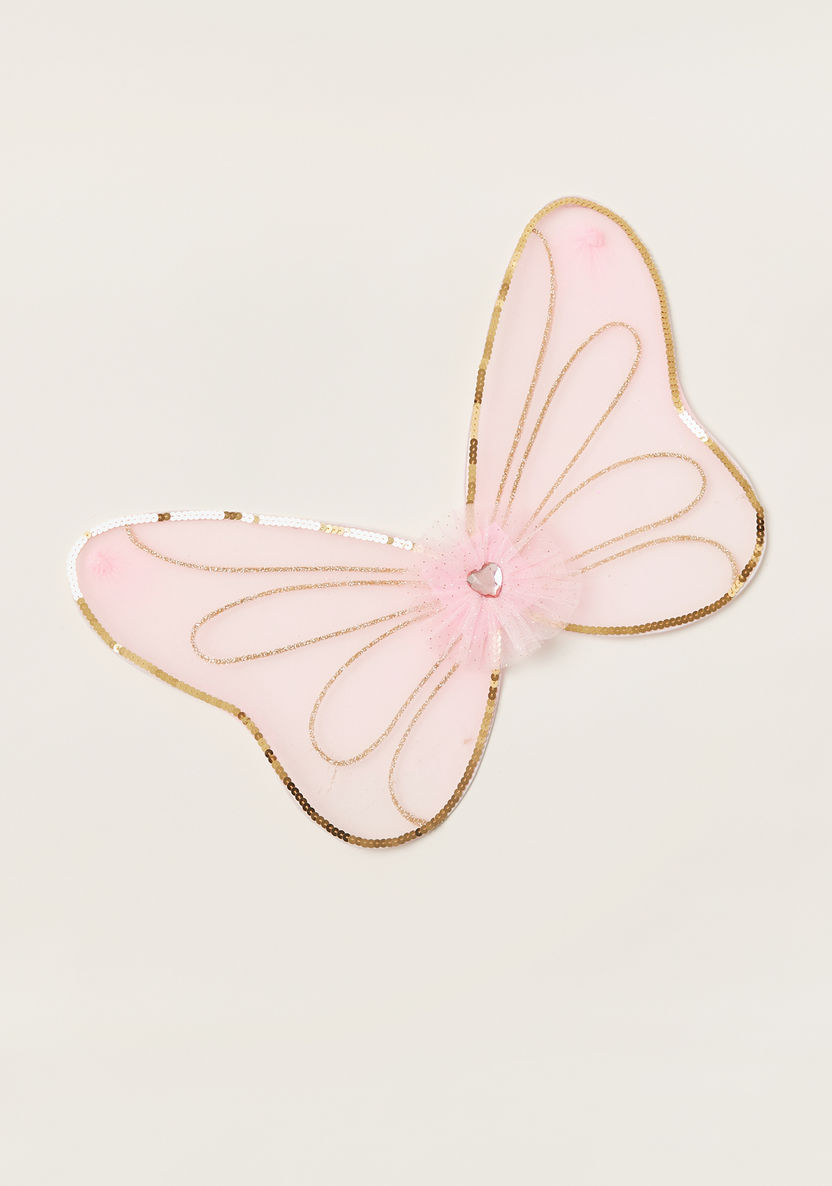 Charmz Butterfly Glitter Detail Wings with Star-Shaped Wand-Girls-image-2