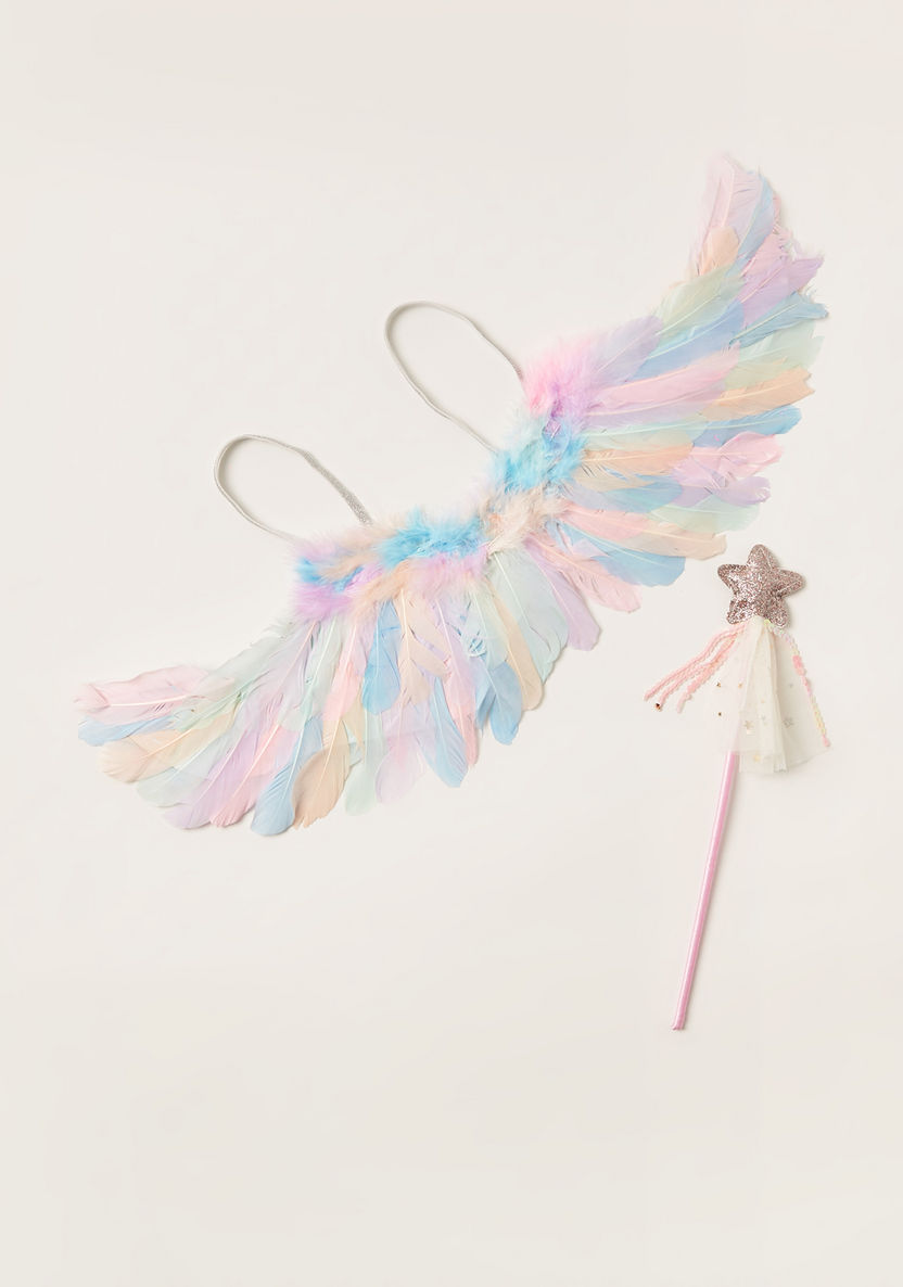 Charmz Feather Wings and Princess Wand Set-Girls-image-0