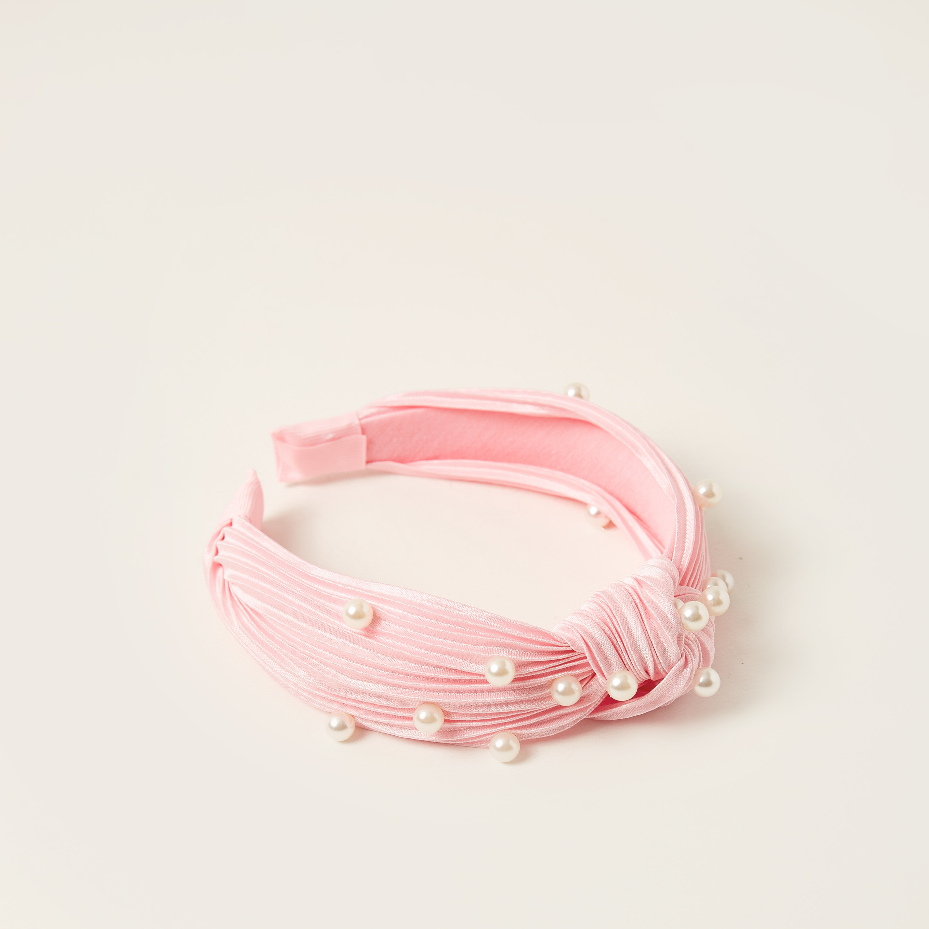 شريطة شعر بتفاصيل لؤلؤ من تشارمز-baby-girls-accessories-hairaccessories-image-3