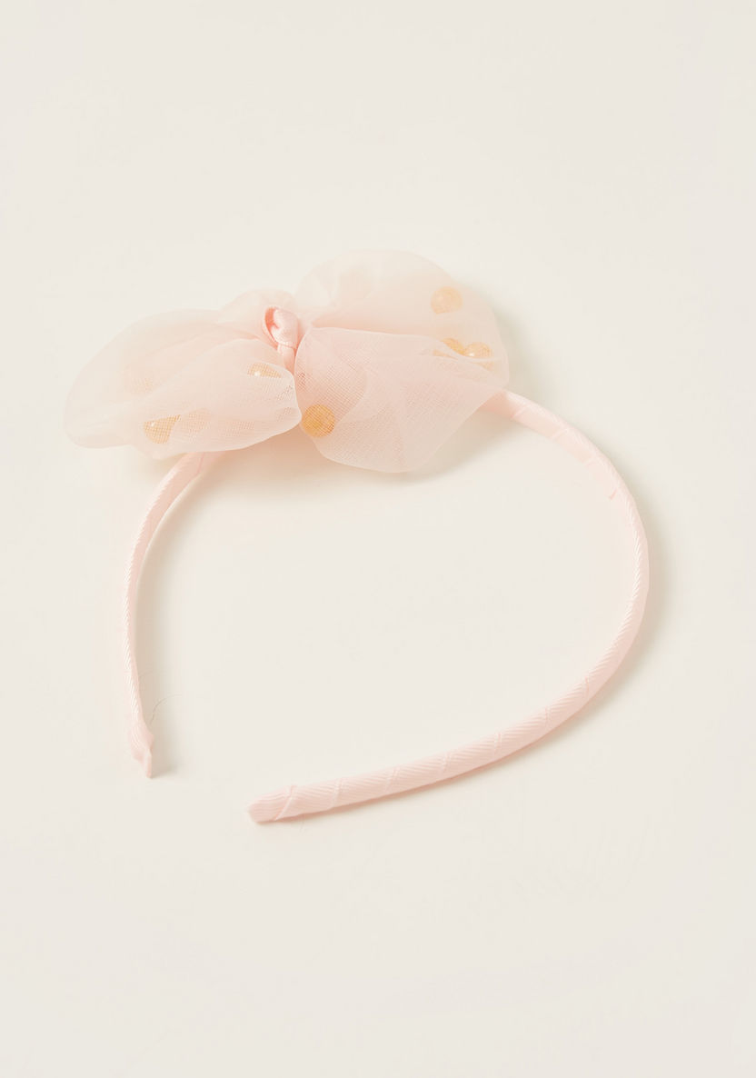Charmz Bow Embellished Hairband-Hair Accessories-image-0
