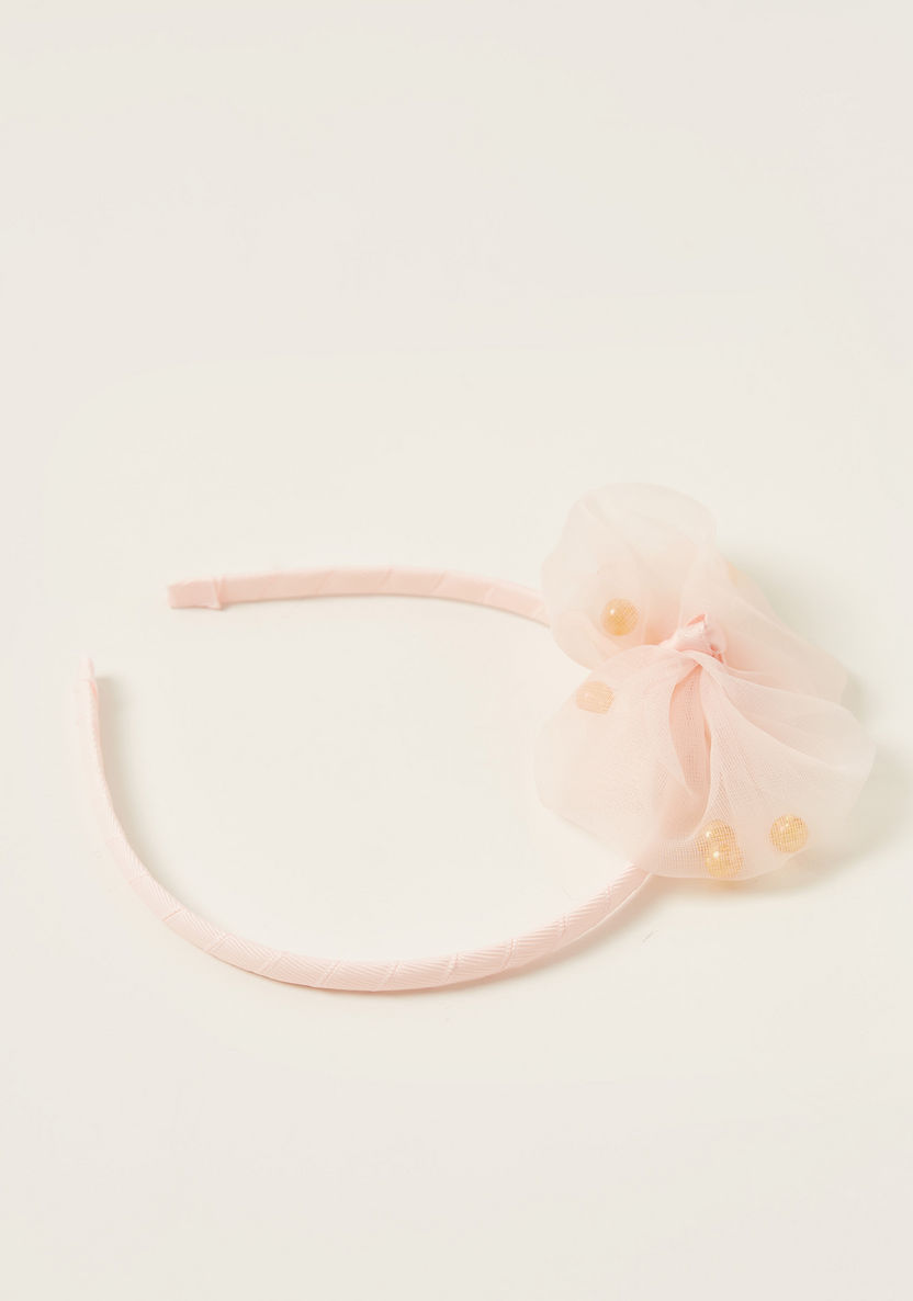 Charmz Bow Embellished Hairband-Hair Accessories-image-2