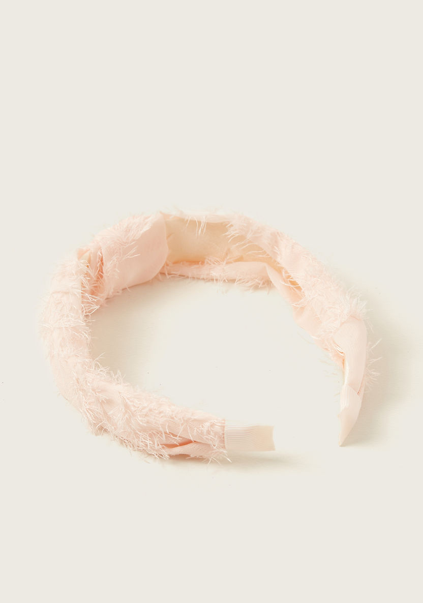 Charmz Textured Hairband with Knot Detail-Hair Accessories-image-0