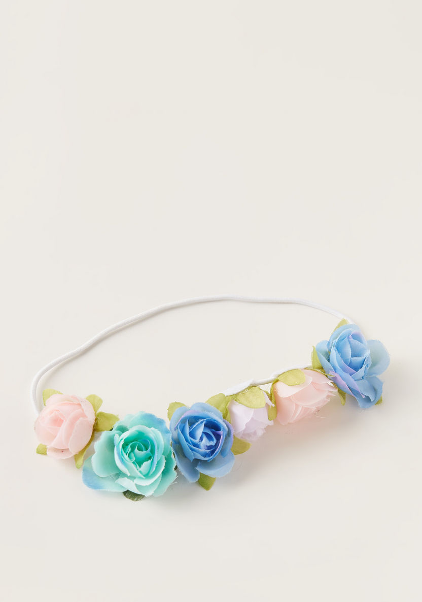 Charmz Floral Applique Hairband-Hair Accessories-image-2