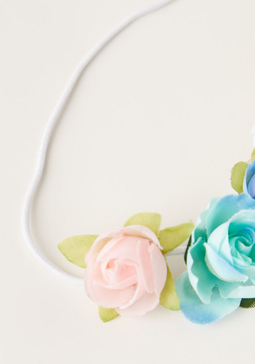 Charmz Floral Applique Hairband-Hair Accessories-image-3