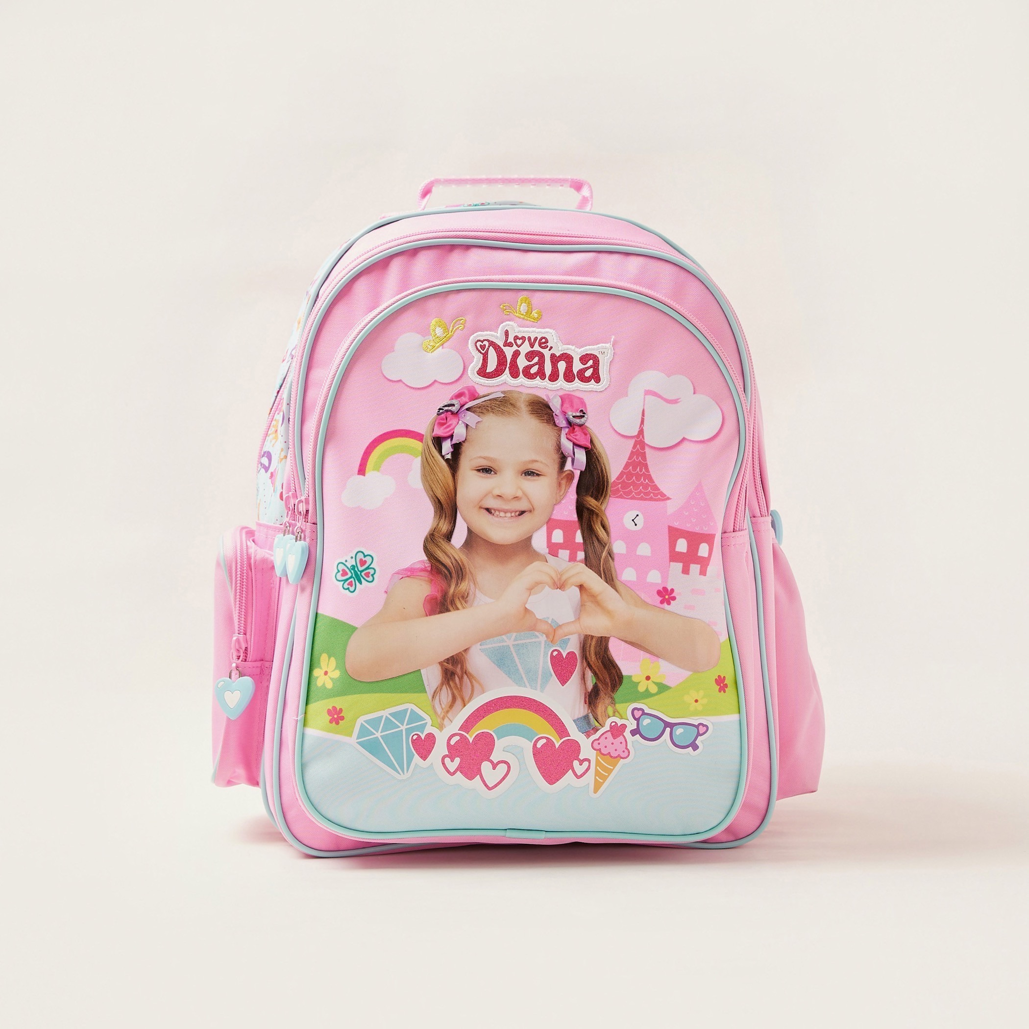 شنطة ظهر بطبعات من لاف ديانا - 16 بوصة-school-bagsandbackpacks-backpacks-image-1