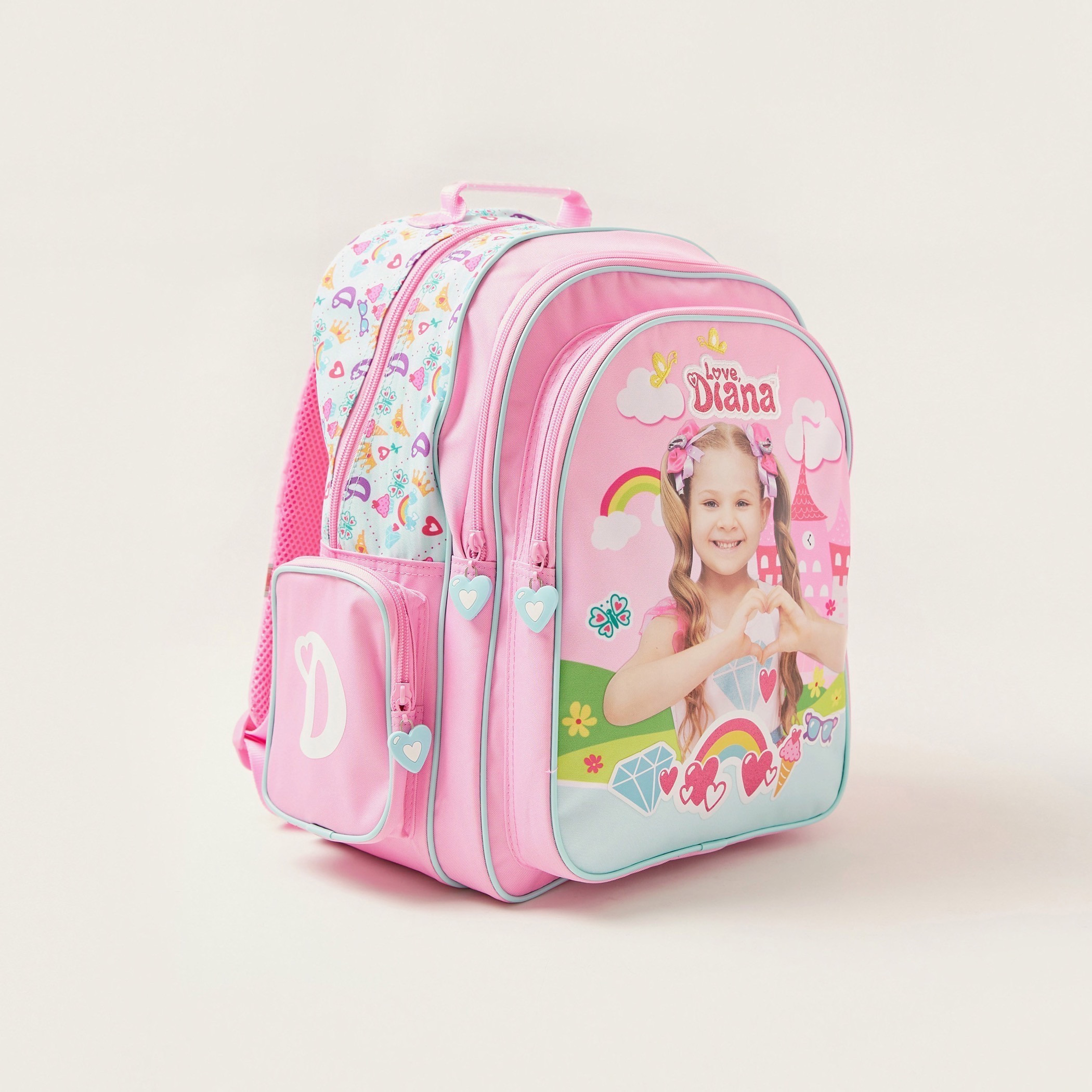 شنطة ظهر بطبعات من لاف ديانا - 16 بوصة-school-bagsandbackpacks-backpacks-image-3