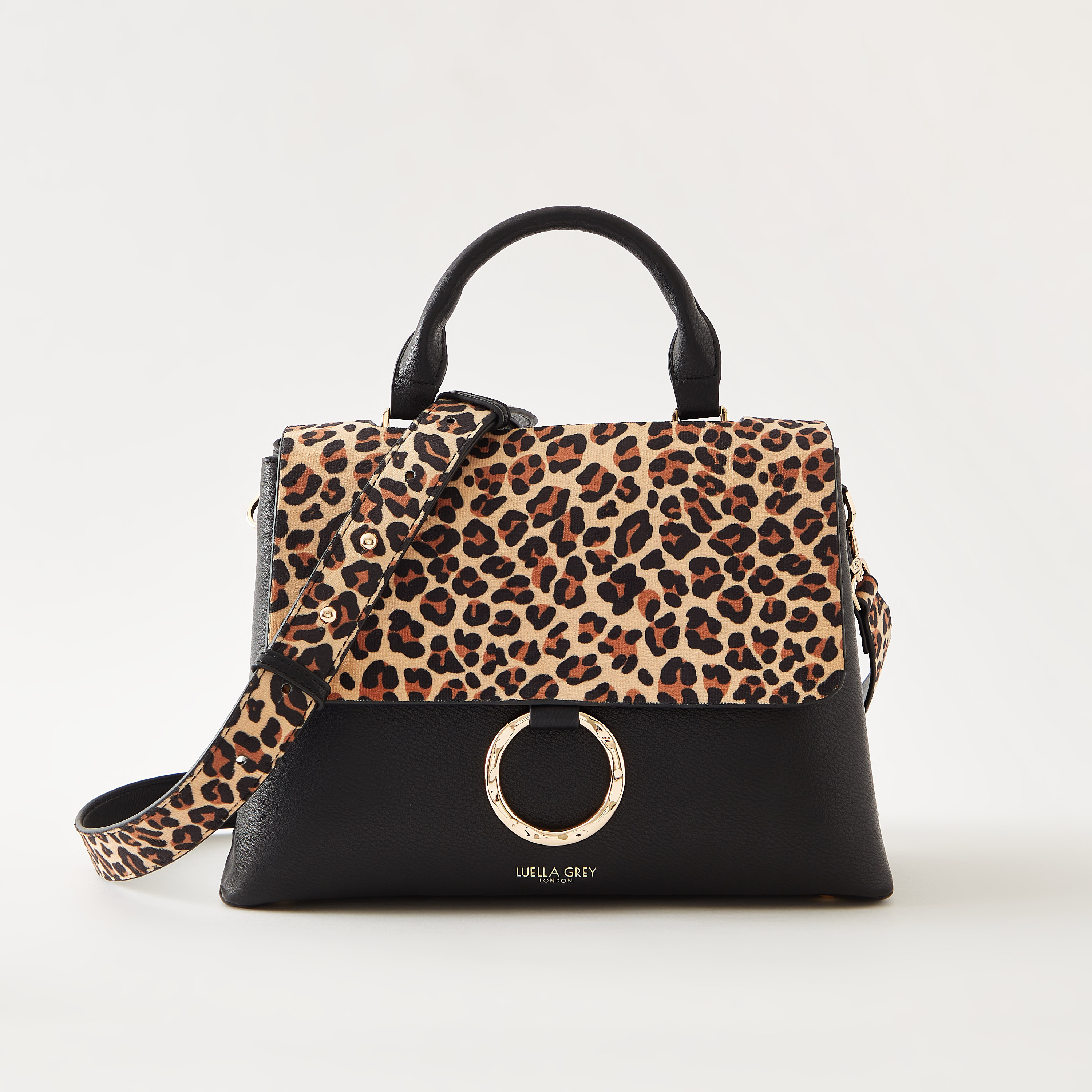 Animal print satchel sale