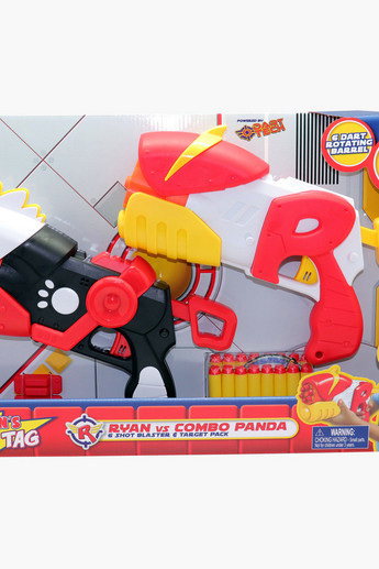 Buy Ryan's World 2-Piece Ryan vs Combo Panda Gun Blaster for Babies Online  in Qatar
