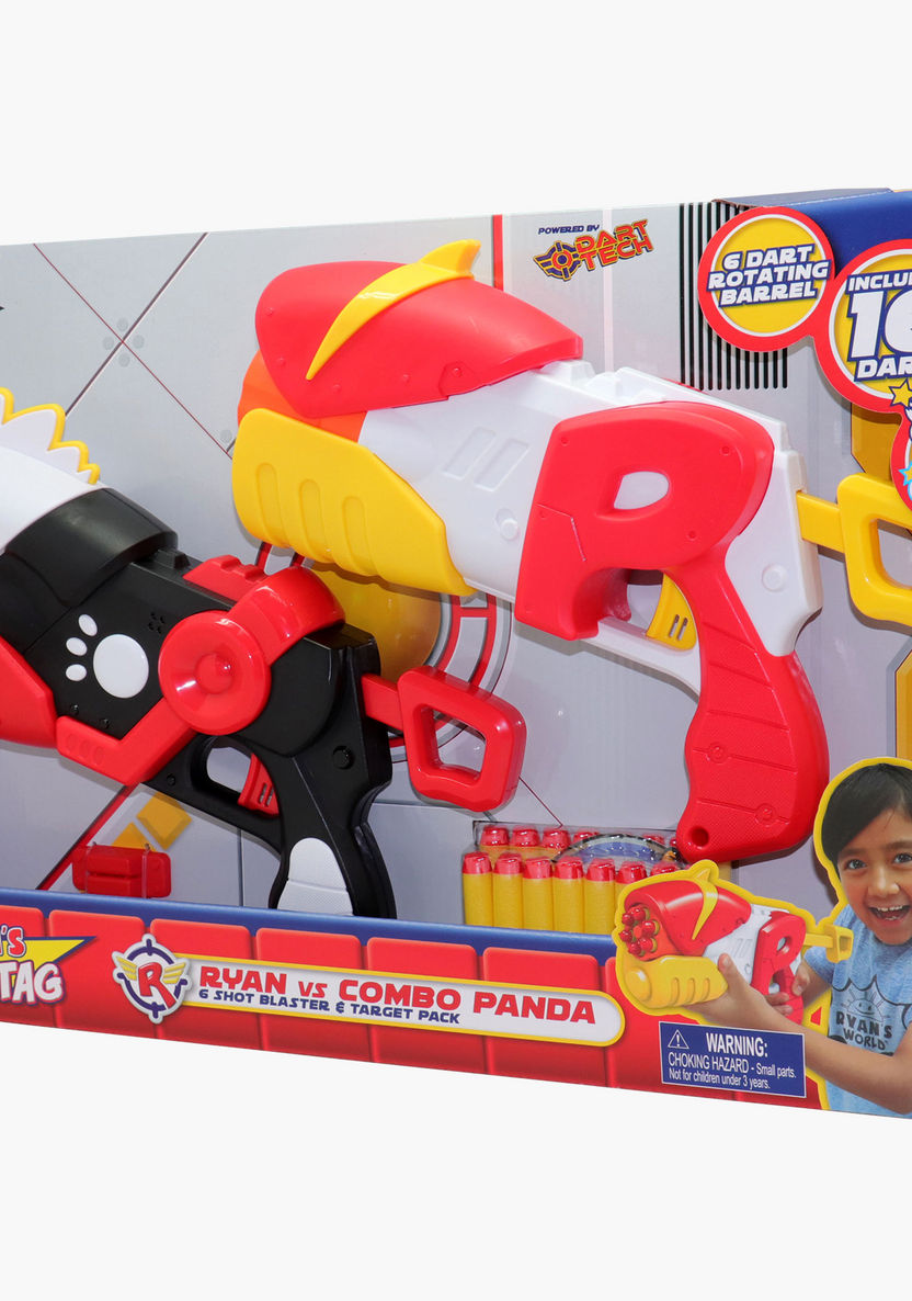 Ryan's World 2-Piece Ryan vs Combo Panda Gun Blaster-Action Figures and Playsets-image-2