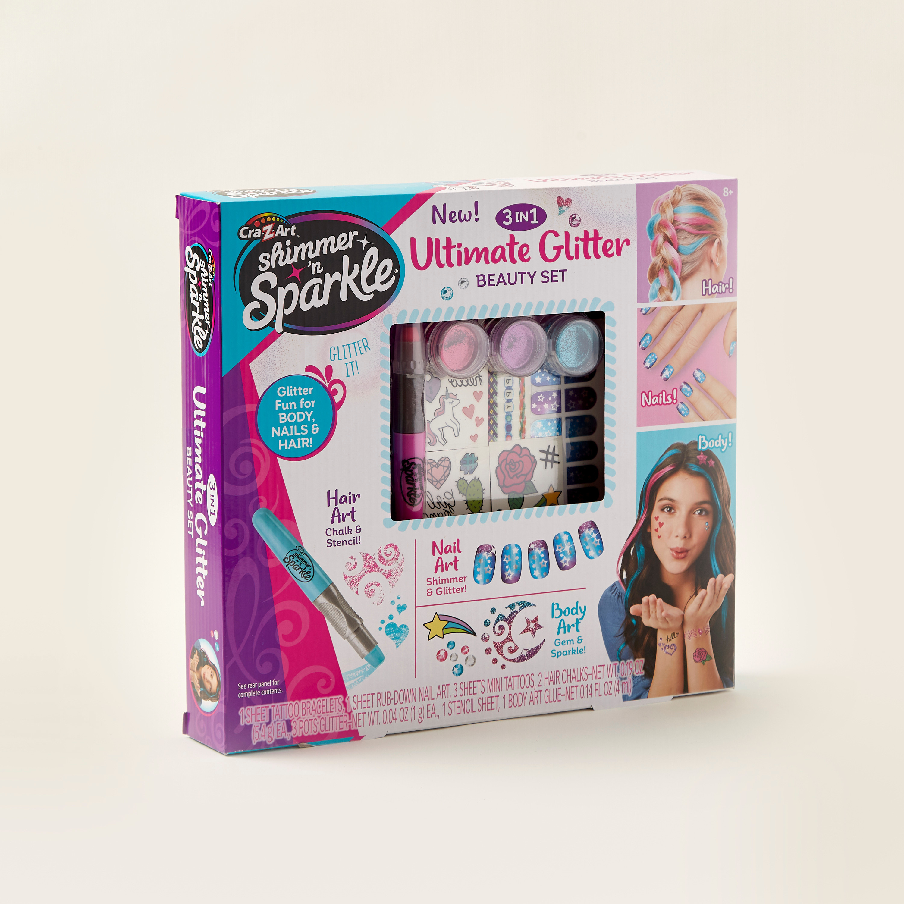 Shimmer 'n Sparkle 3-in-1 Ultimate Glitter Beauty Playset-school-artsandcrafts-image-6