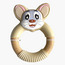 Luqu Silicone and Wood Mouse Face Teether-baby-feeding-teethers-image-1