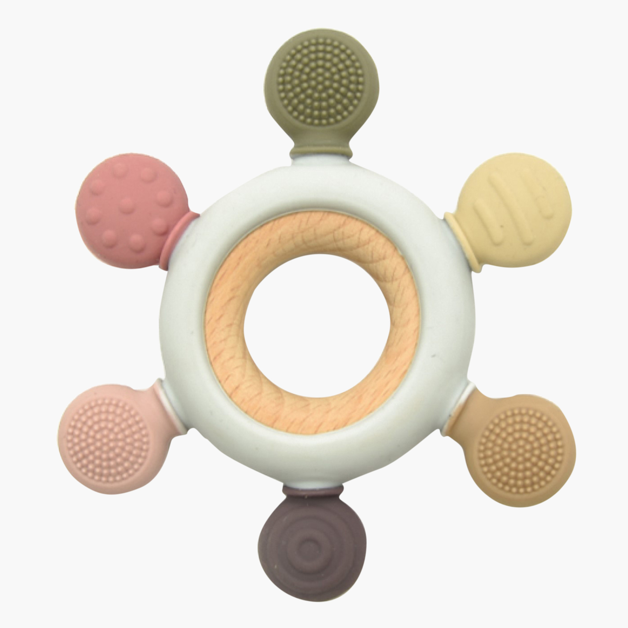 Luqu Hexagon Teether - 4 months-baby-feeding-teethers-image-1