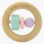 Luqu Silicone and Wood Circle Teether-baby-feeding-teethers-image-1