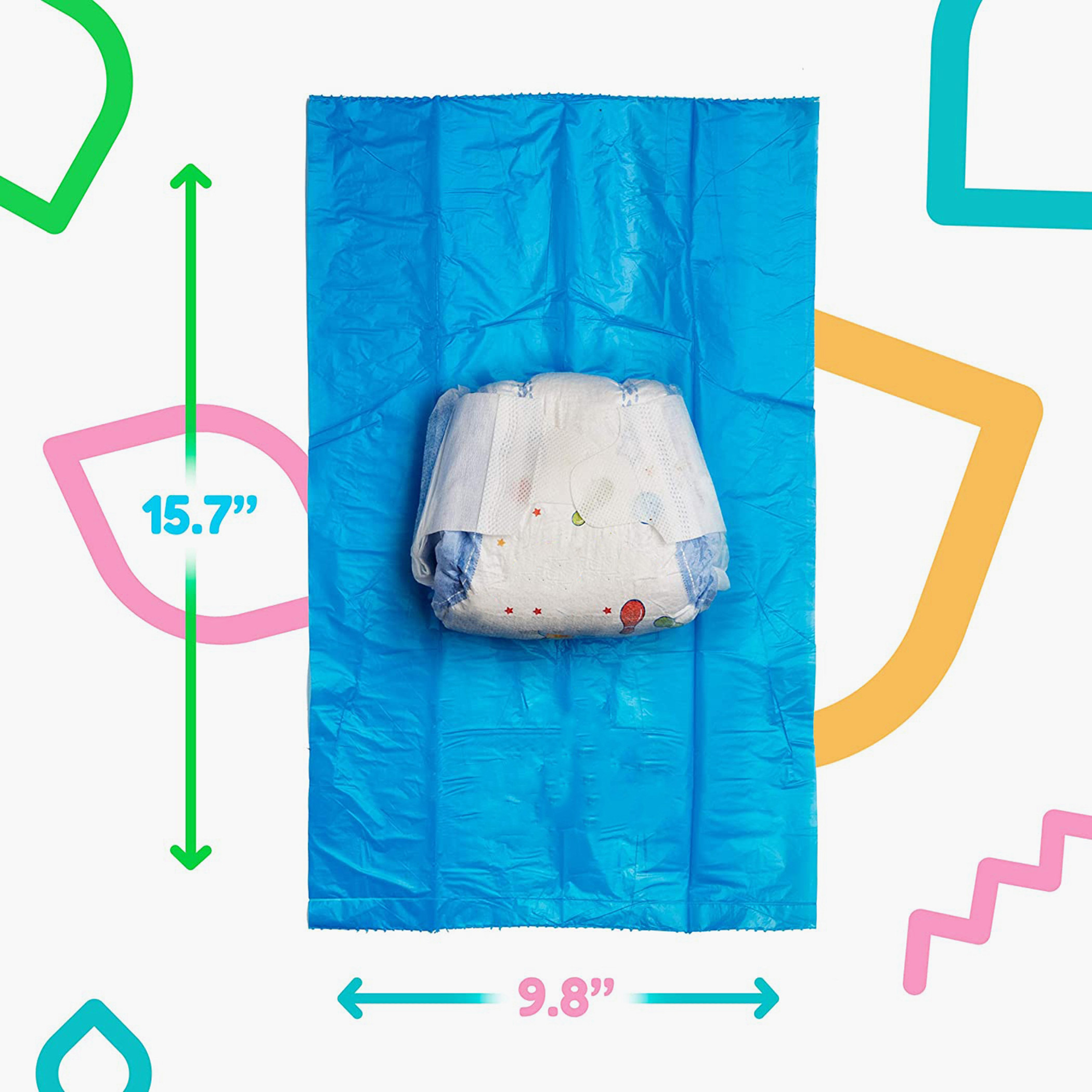 مجموعة موزع أكياس حفاضات وقطع تبديل من لوكو-baby-diapering-binsandrefills-image-10