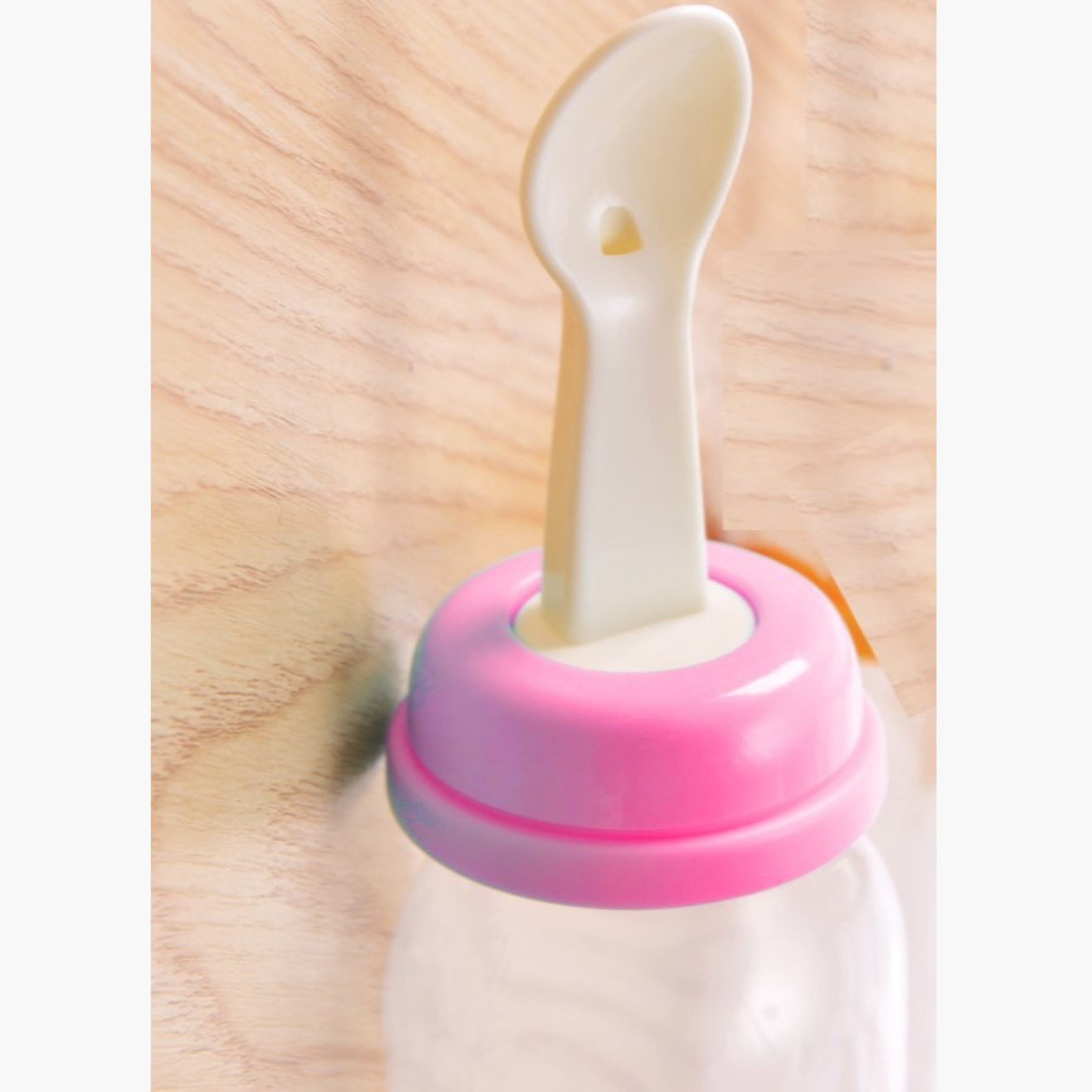 Luqu PP Weaning Nursing Bottle with Spoon - 240 ml-baby-feeding-feedingbottles-bottlesandteats-image-5