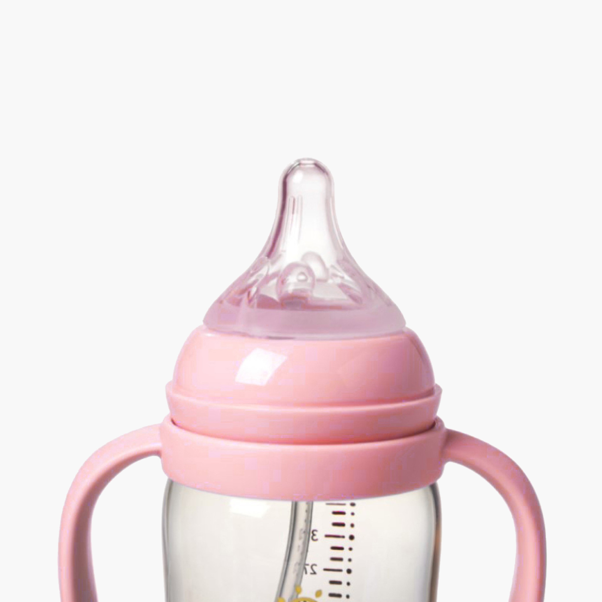 قارورة رضاعة PPSU بعنق عريض ومقبض وقشة من لوكو - 300 مل-baby-feeding-feedingbottles-bottlesandteats-image-2