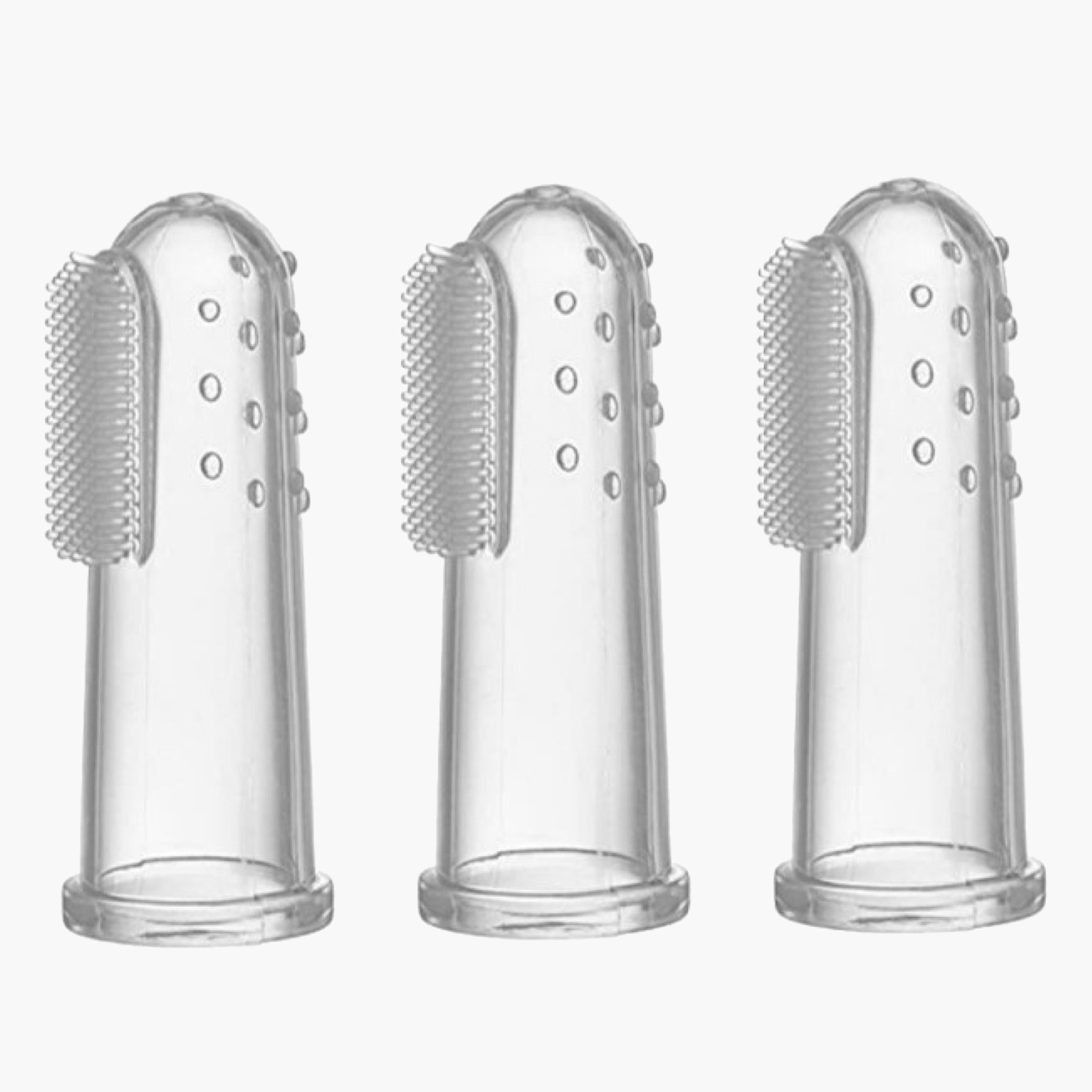 Luqu Silicone Fingertip Toothbrush - Set of 3-baby-bathandcare-hairbodyskincare-image-1
