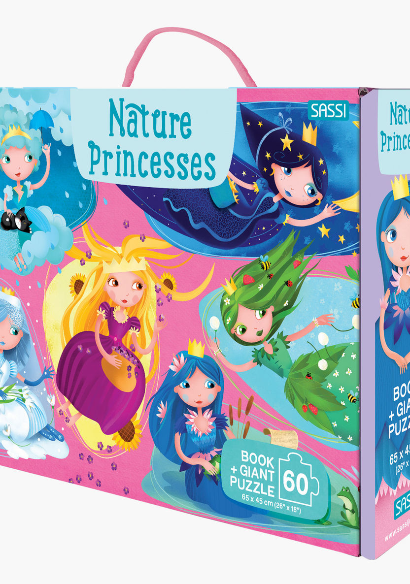Sassi Book and Giant Puzzle - NATURE PRINCESSES Sassi Book and Giant Puzzle - NATURE PRINCESSES