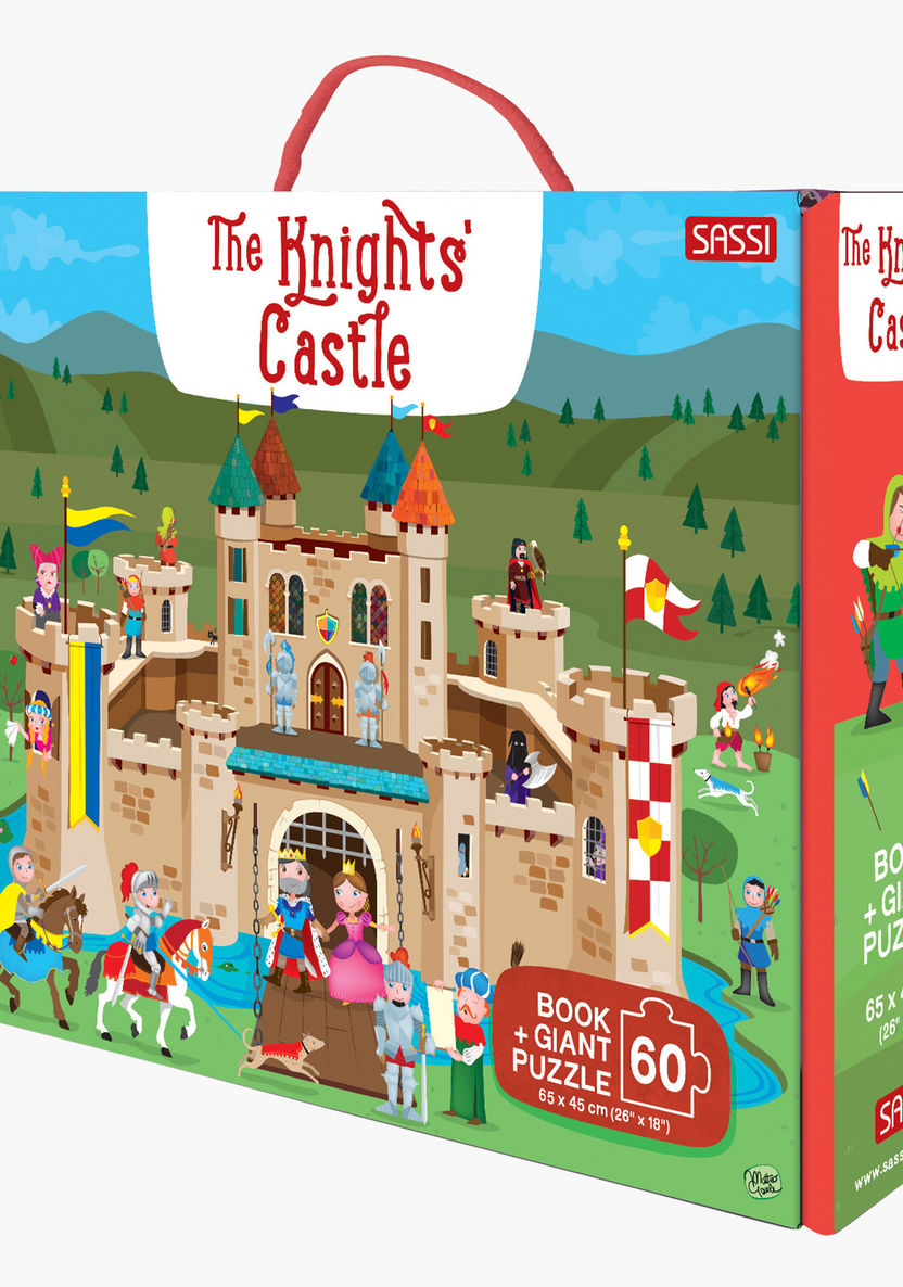 Sassi Book and Giant Puzzle - THE KNIGHT'S CASTLE Sassi Book and Giant Puzzle - THE KNIGHT'S CASTLE