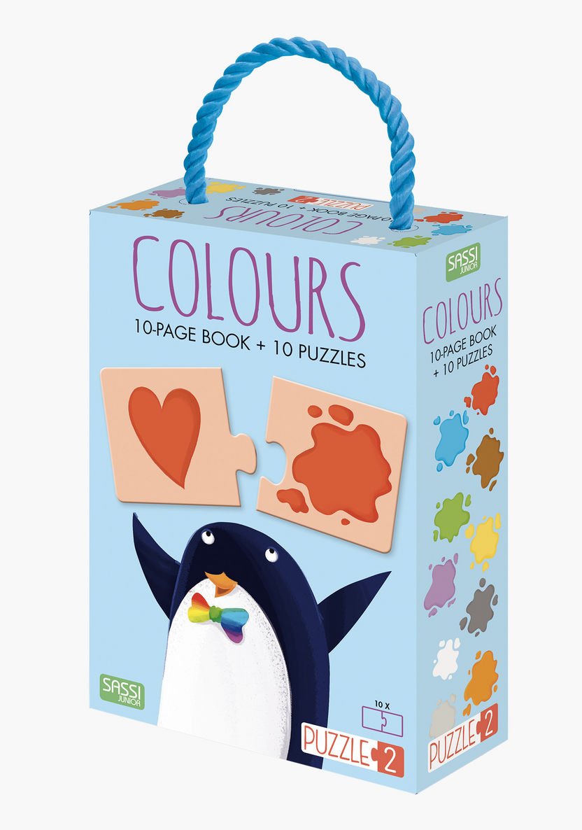 Sassi Puzzle and Book - COLOURS Sassi Puzzle and Book - COLOURS
