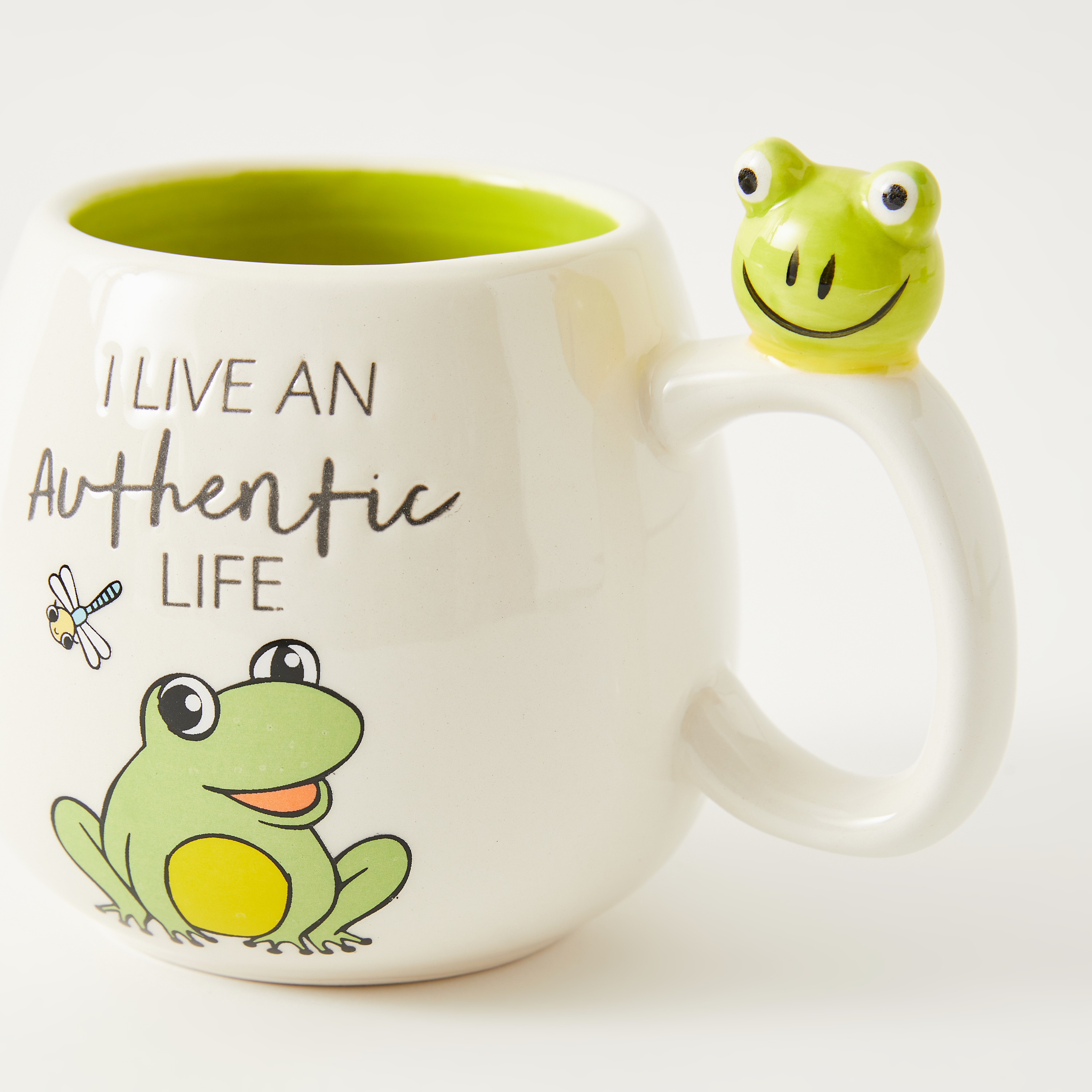 مج دولميت بطبعات ضفدع - 390 مل-household-dining-teaandcoffee-mugsandcups-image-4