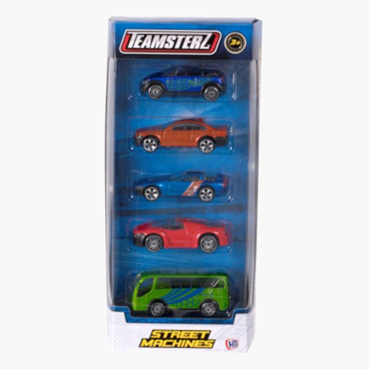 مجموعة ألعاب سيارات مصبوبة 5 قطع من تيمسترز - 3 بوصات-toys-playvehicles-cars-image-1