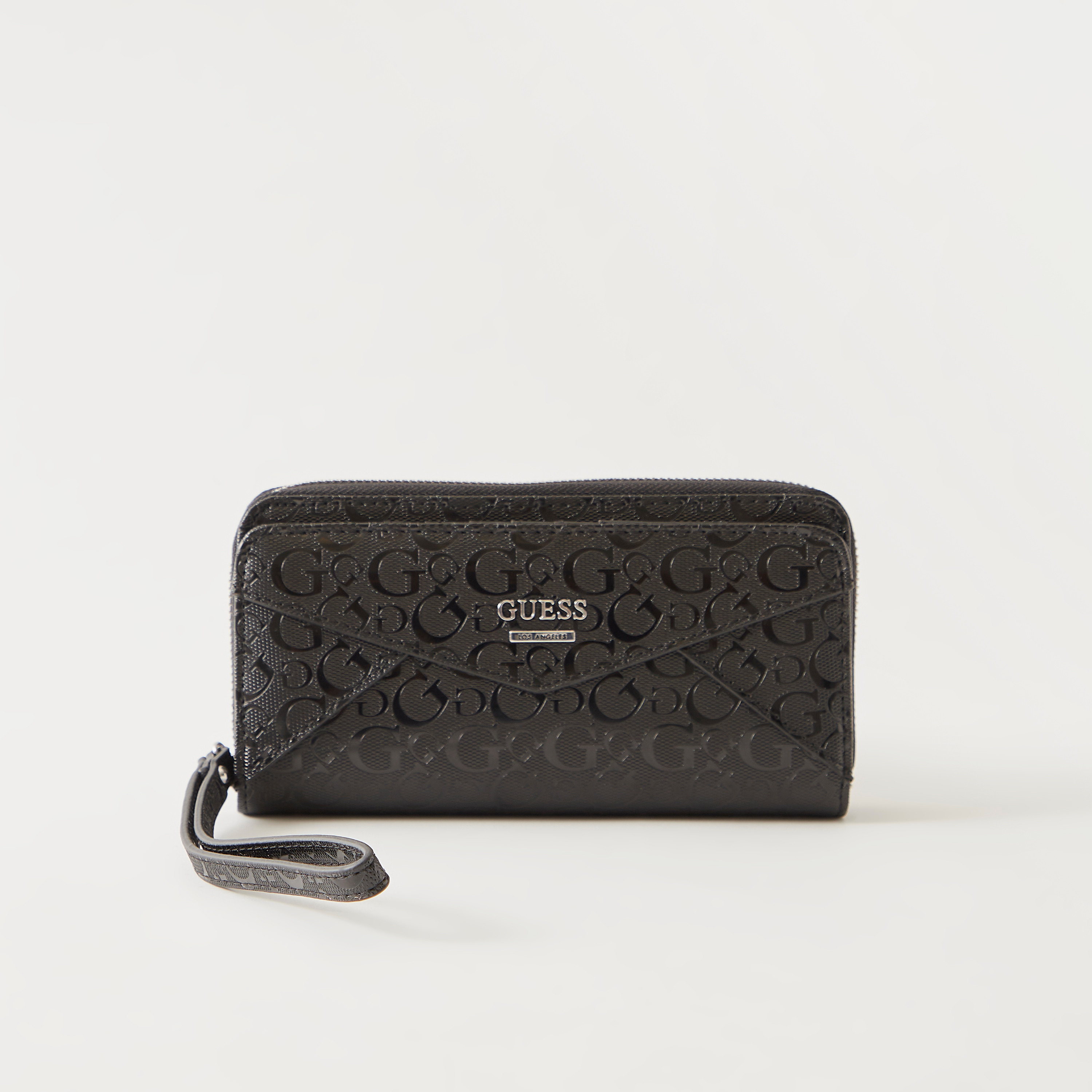 Guess black wristlet hotsell