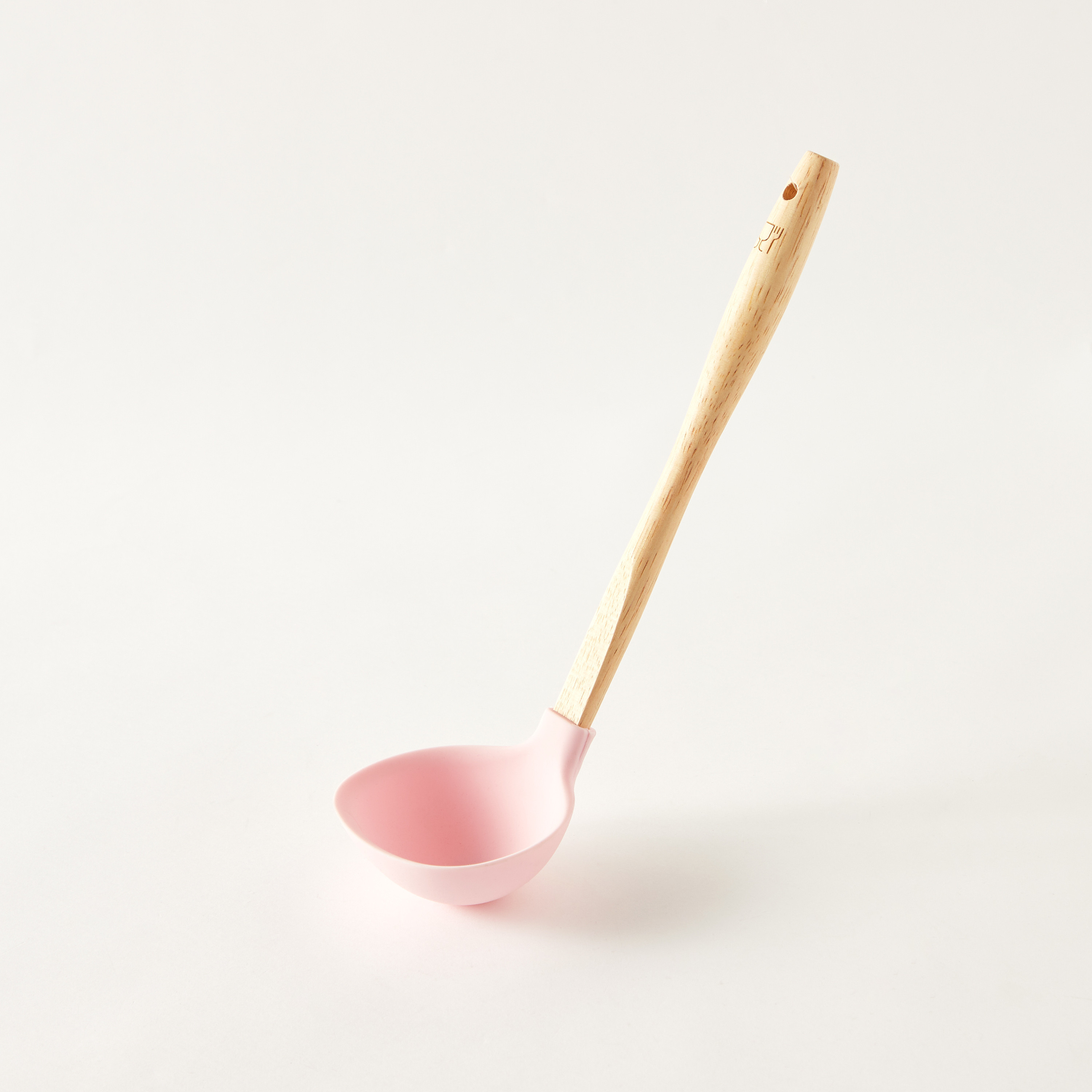Findz Solid Silicone Spoon with Wooden Handle-household-kitchen-kitchentoolsandutensils-image-1