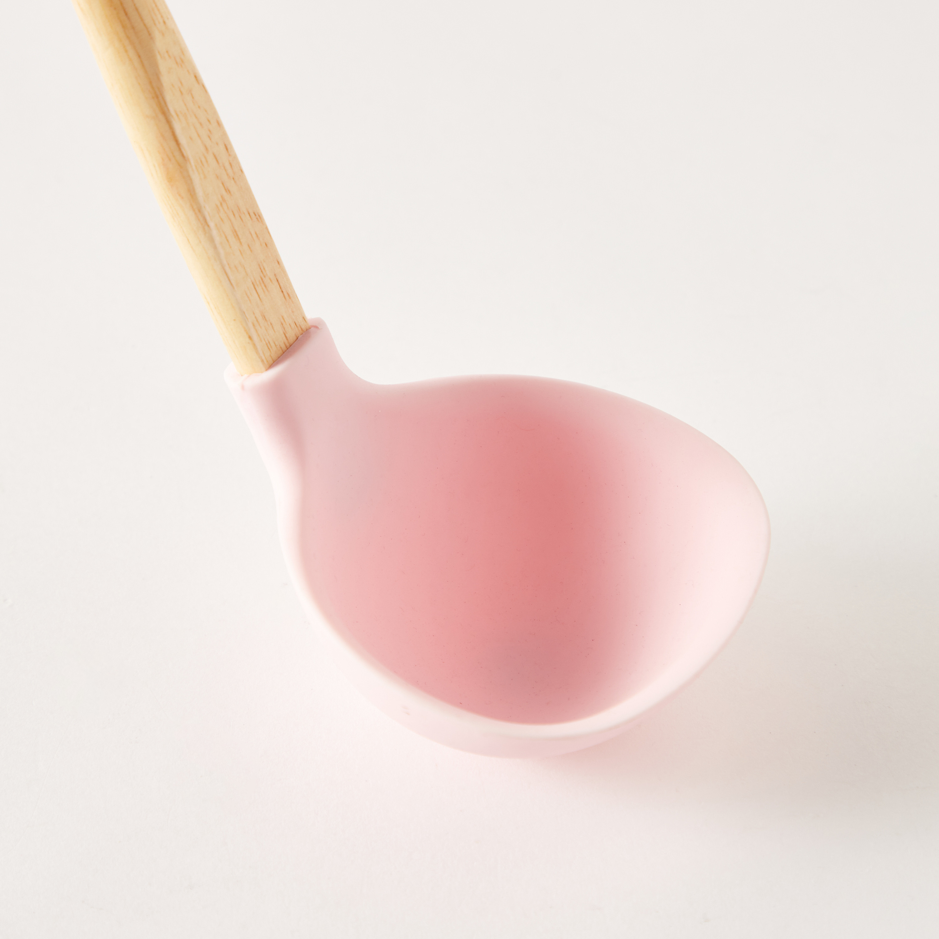 Findz Solid Silicone Spoon with Wooden Handle-household-kitchen-kitchentoolsandutensils-image-2