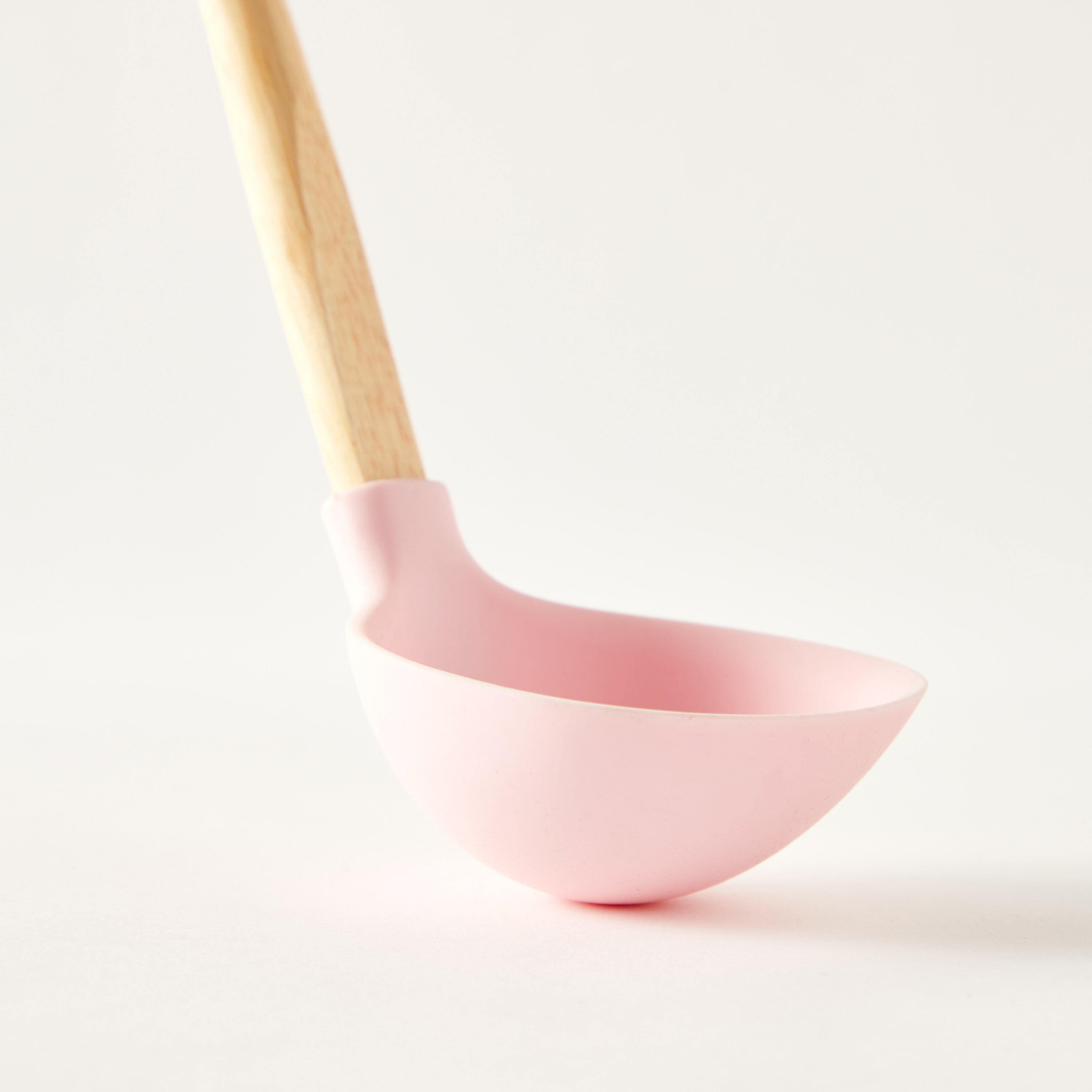 Findz Solid Silicone Spoon with Wooden Handle-household-kitchen-kitchentoolsandutensils-image-3