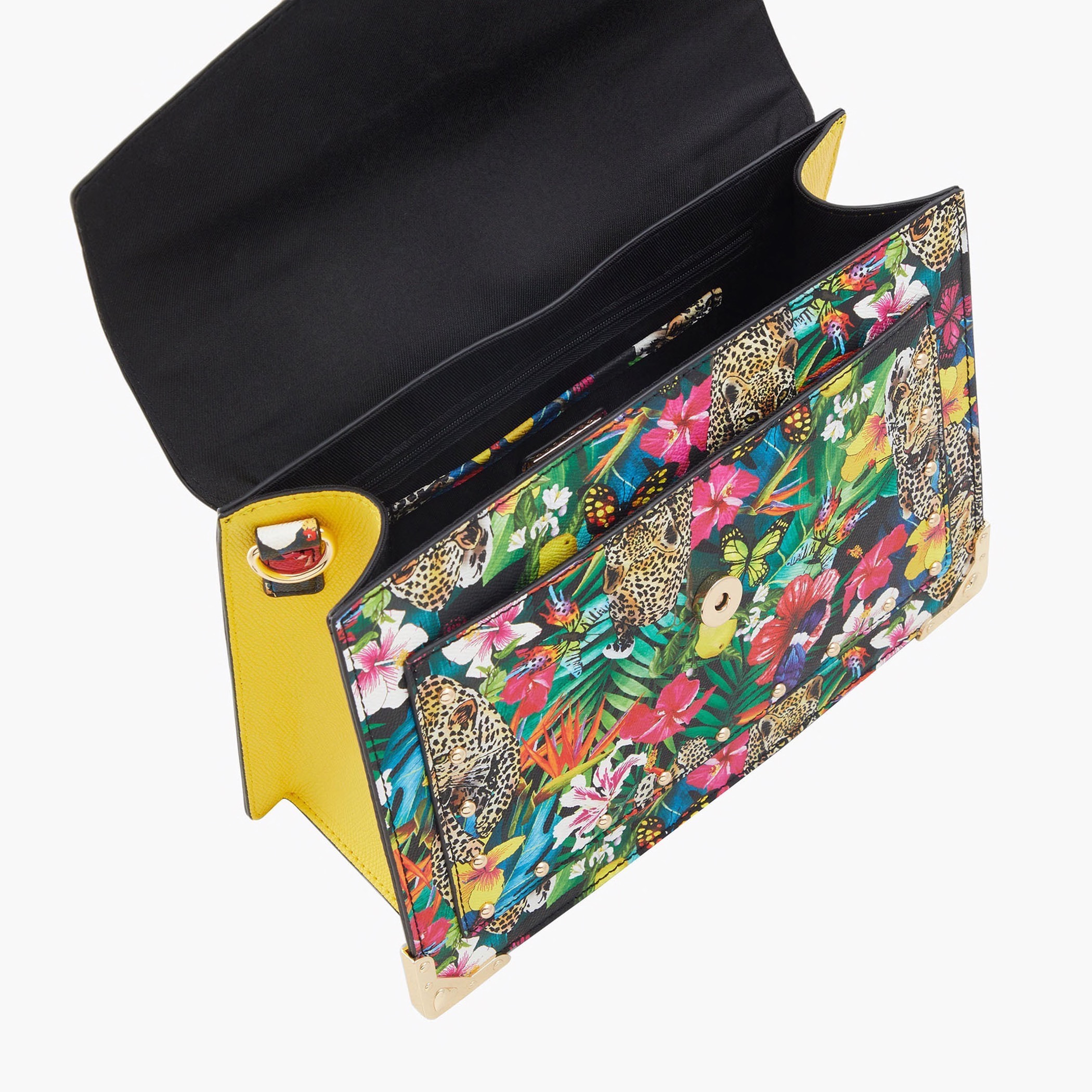 Shop Aldo Tropical Print Crossbody Bag with Detachable Strap