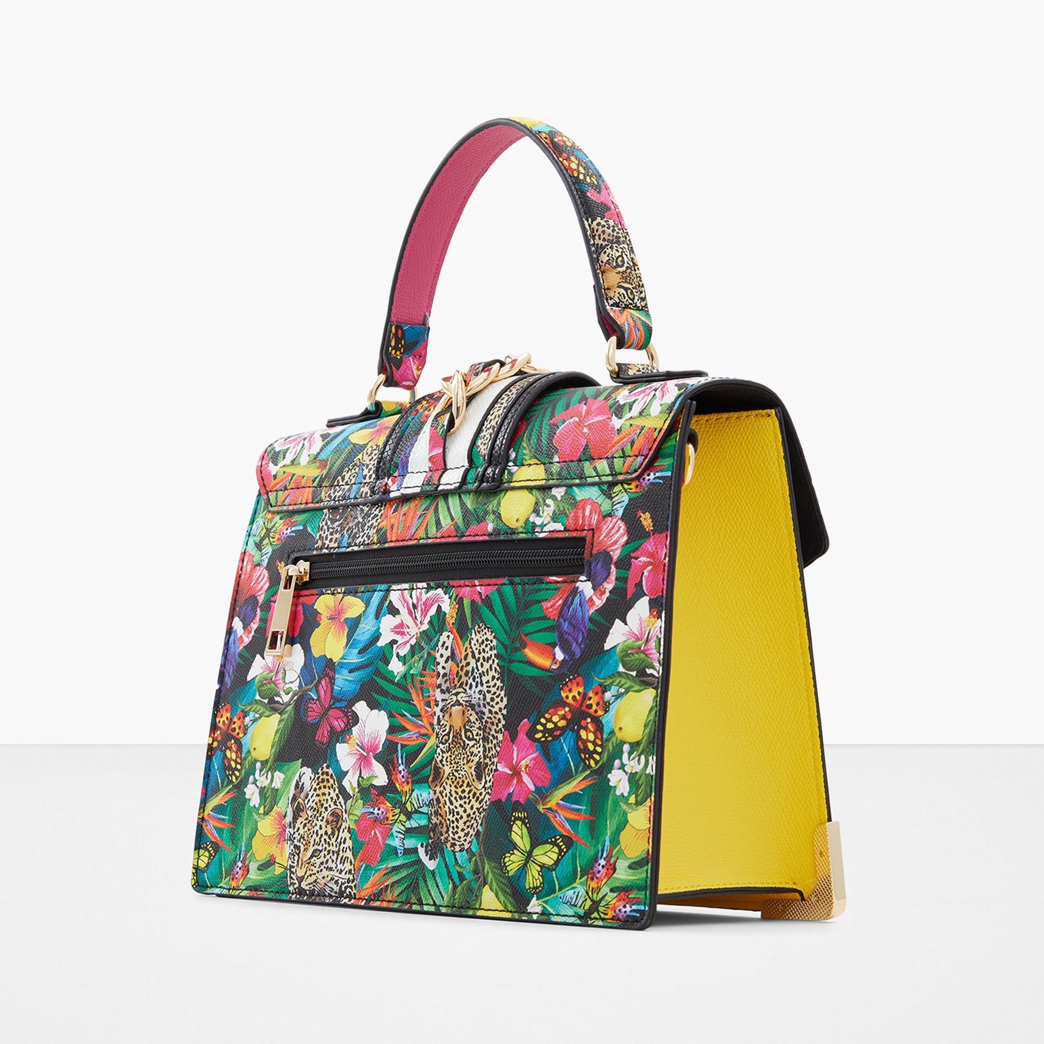 Aldo◆トレンディなクロスボディバッグ Tropical ALDO Tropical Vacation Crossbody Purse 👜 W/Detachable Chain