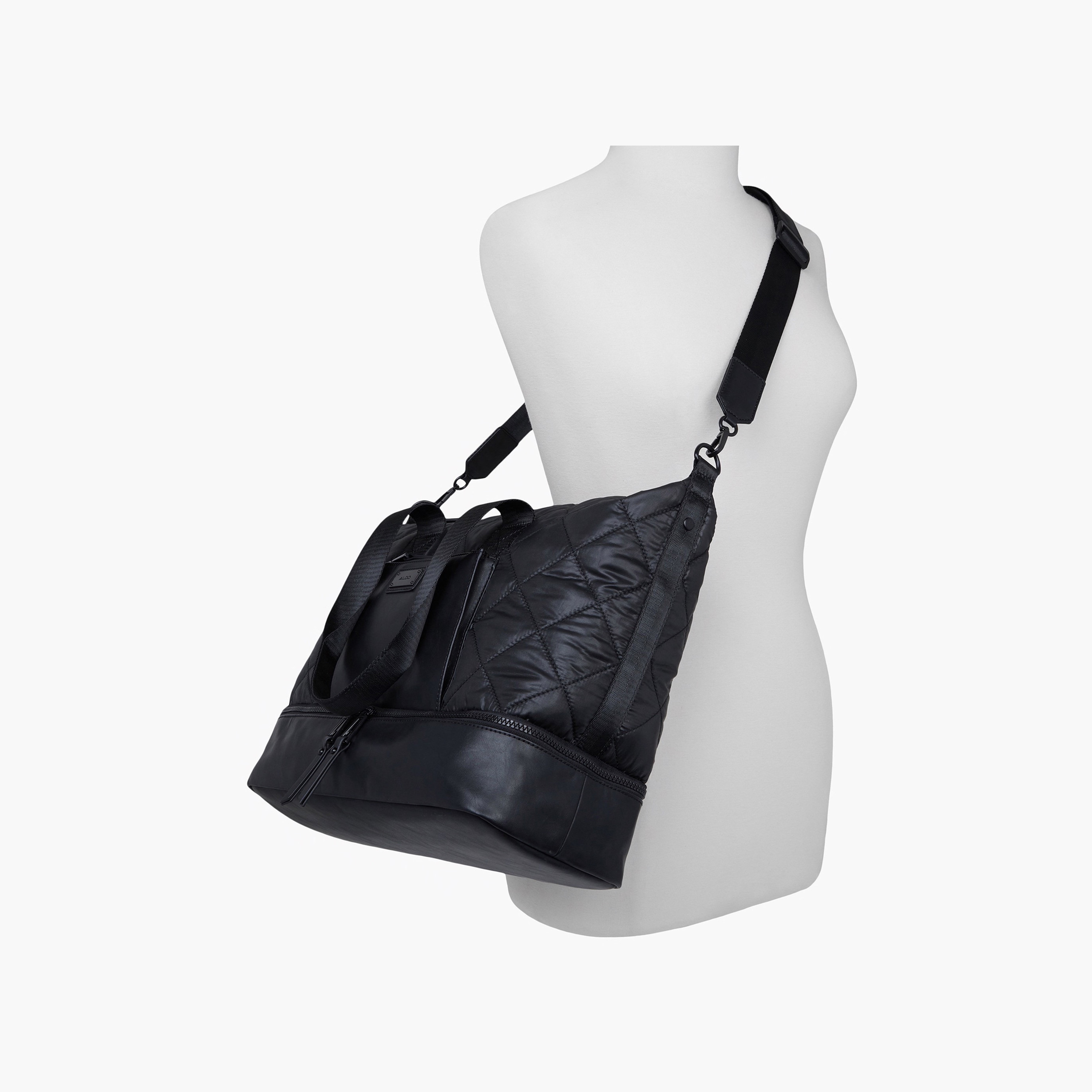 شنطة كروس بودي مبطّنة بحزام قابل للفصل وسحّاب إغلاق من ألدو-women-bagsandwallets-handbags-image-3