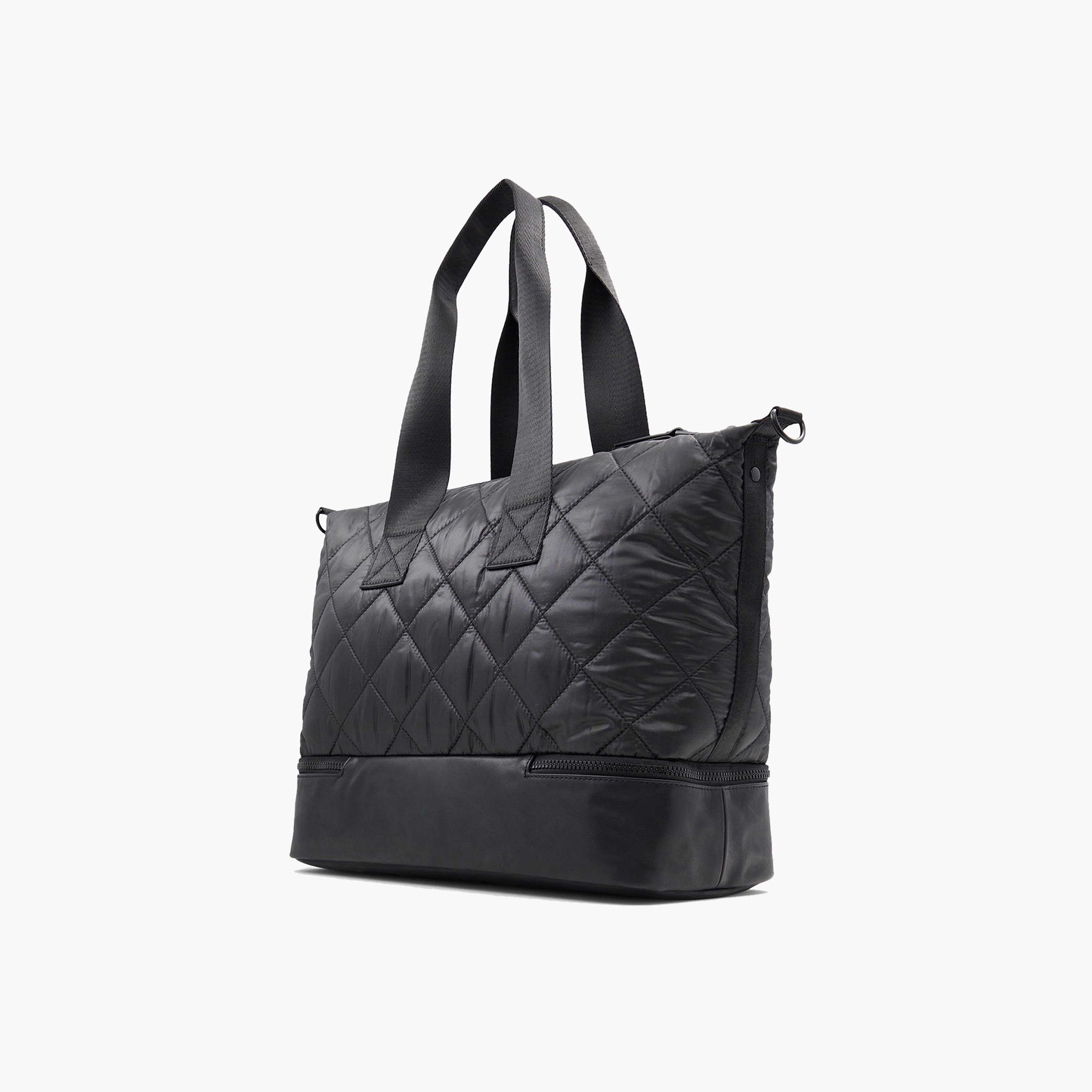 Aldo Quilted Shopper Bag with Detachable Strap and Zip Closure-women-bagsandwallets-handbags-image-8