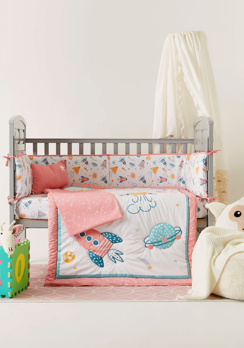 Juniors Space Print 5-Piece Bedding Set-Baby Bedding-image-0