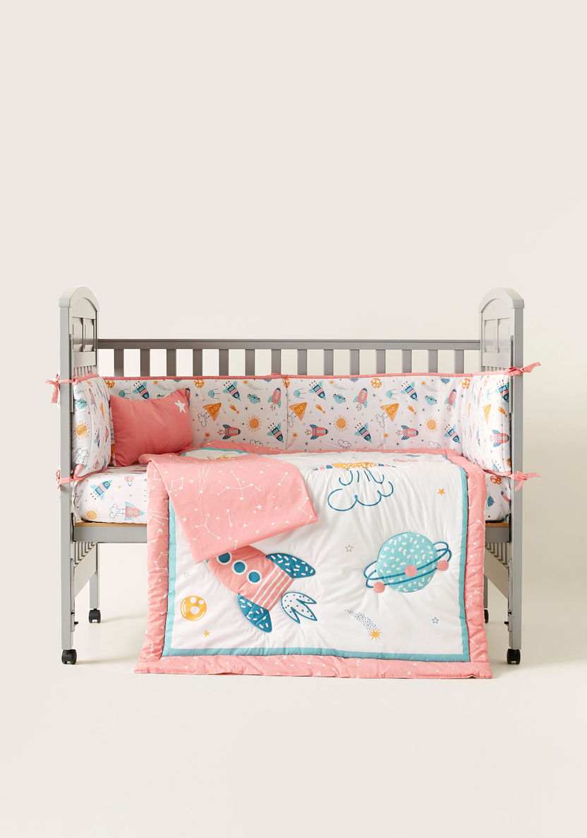 Juniors Space Print 5-Piece Bedding Set-Baby Bedding-image-1