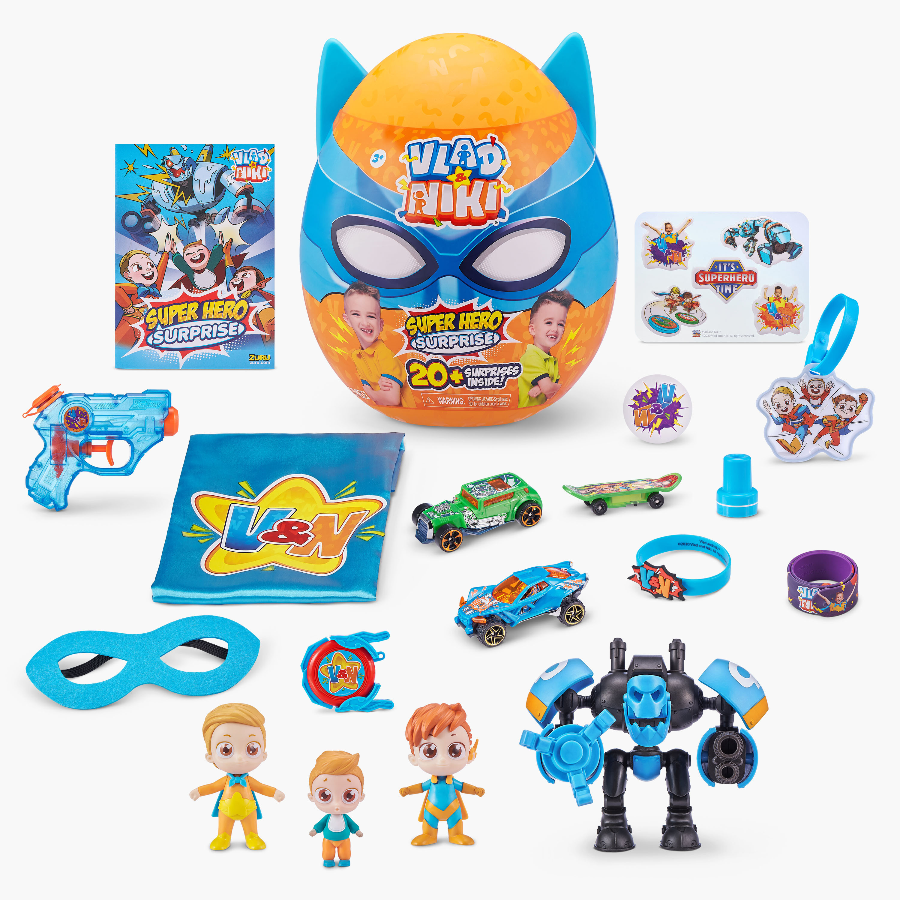 مجموعة لعب بيضة سوبرهيرو سوربرايز من فلاد أند نيكي-toys-noveltyandcollectibles-collectibles-image-8