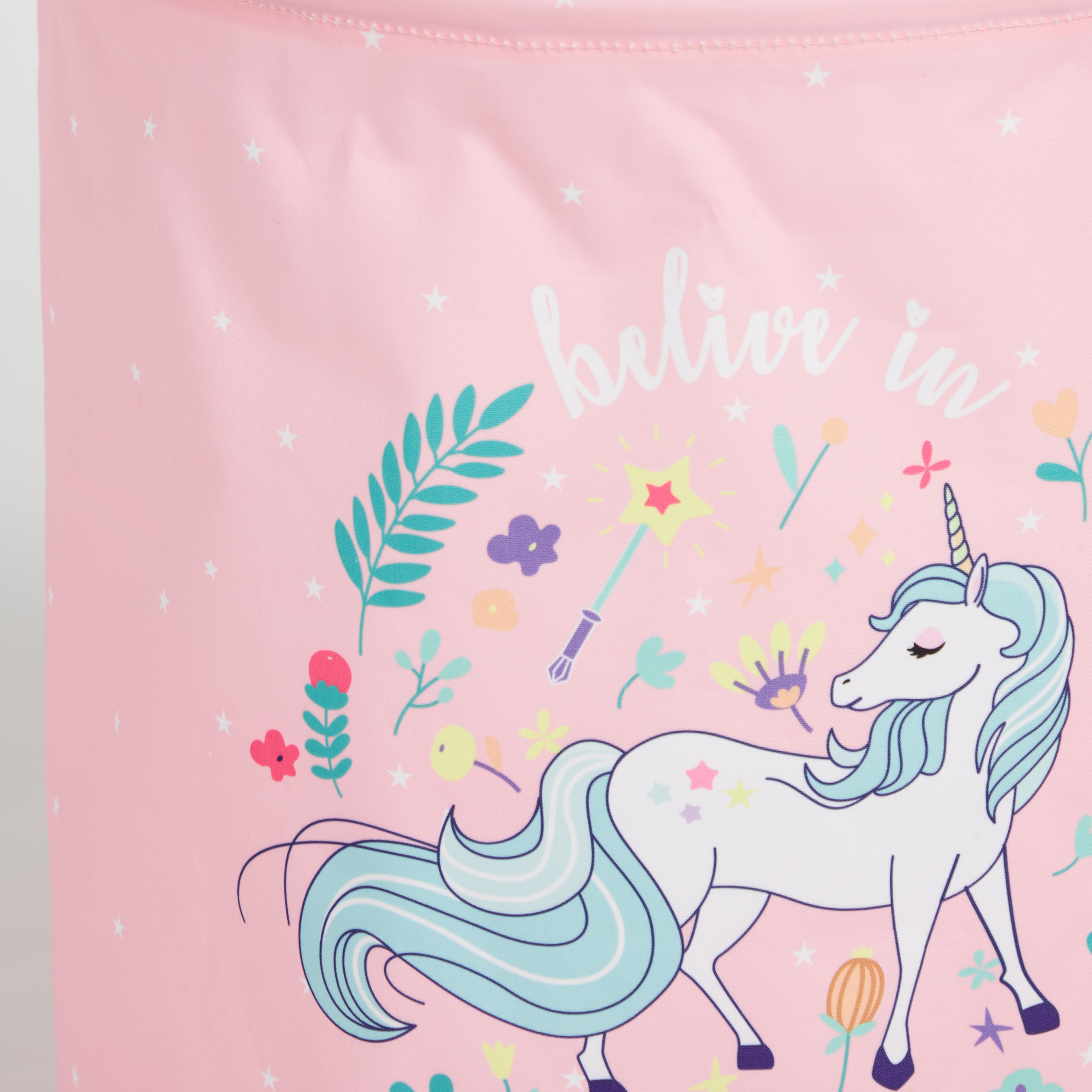 Unicorn Print Laundry Basket - 37x43 cms-household-decor-boxesandtrays-image-2