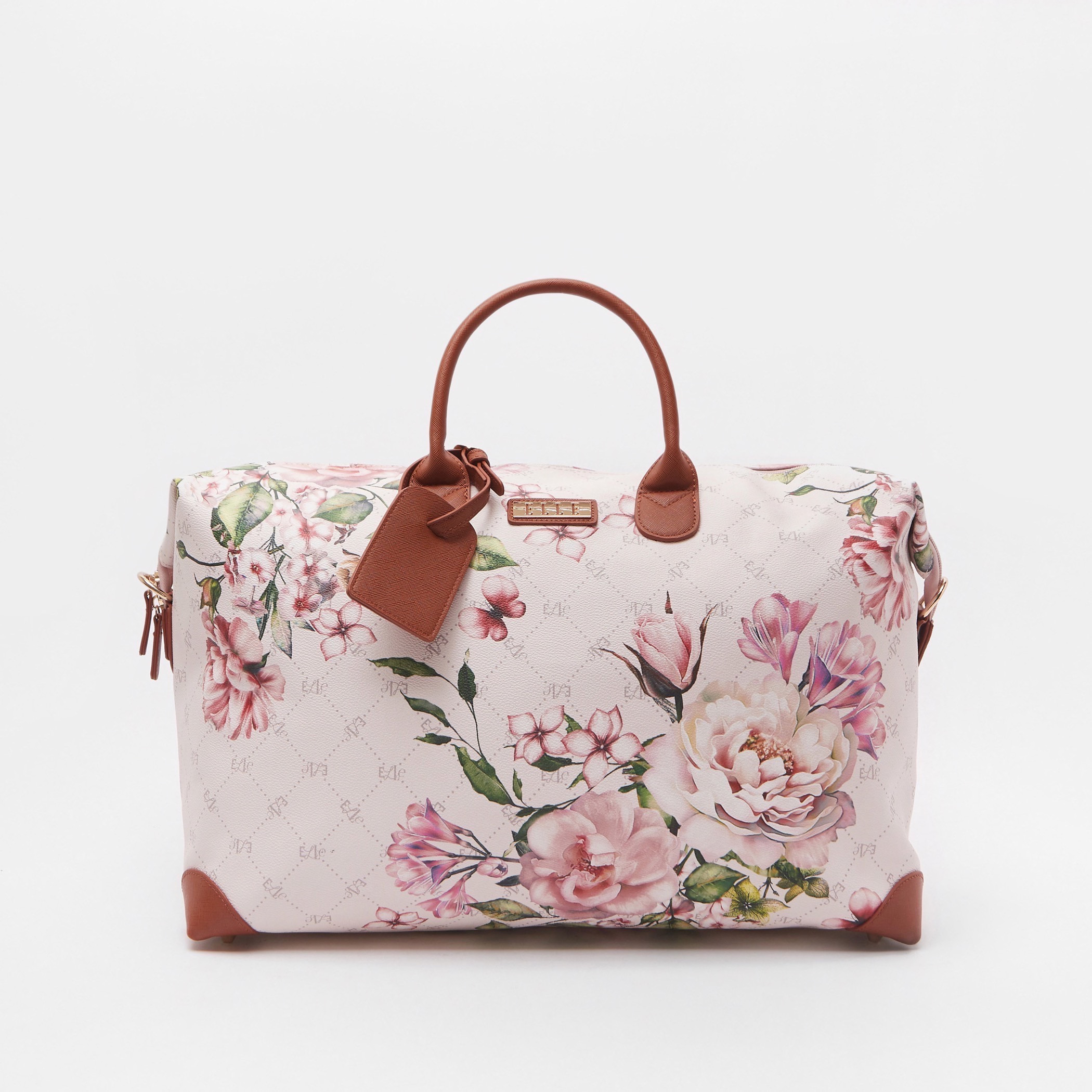 Floral best sale duffle bag