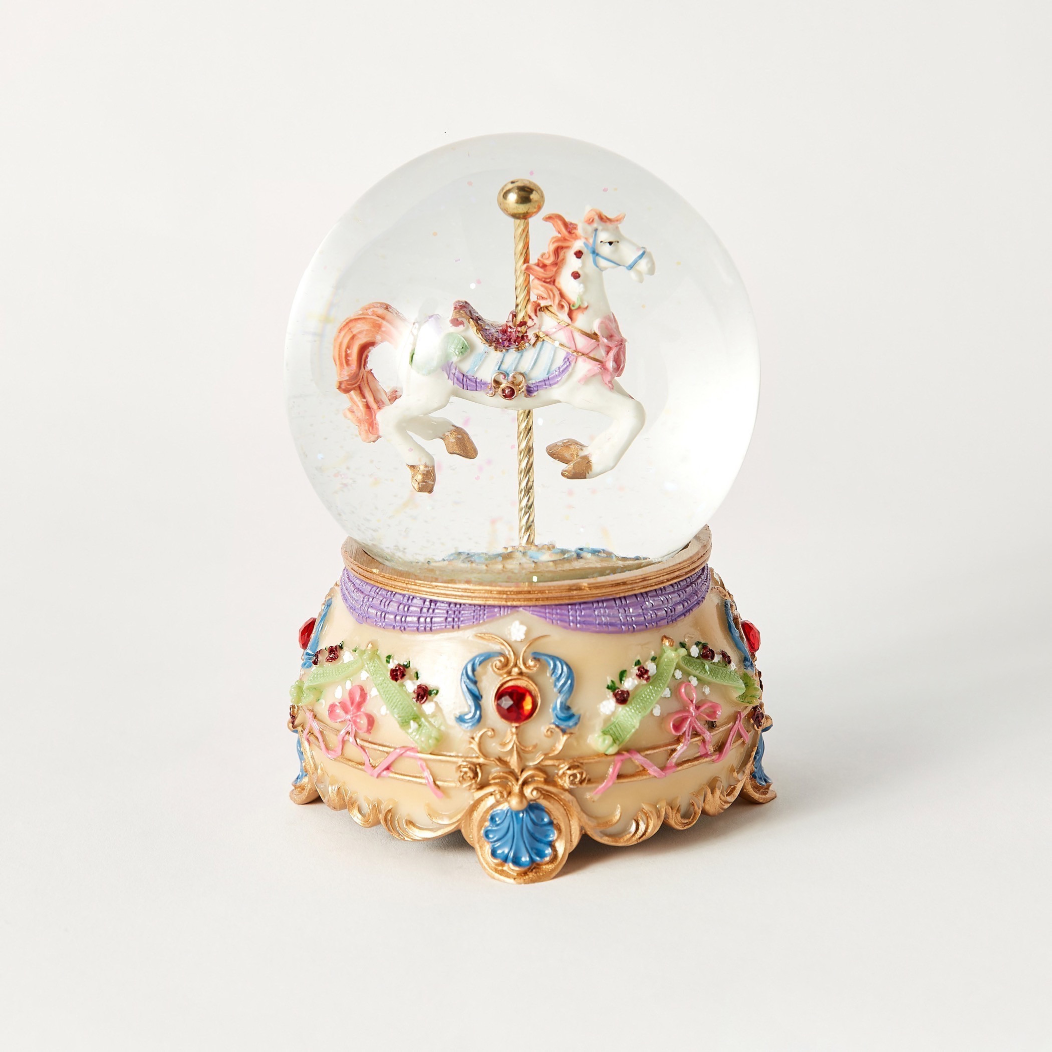 Carousel Musical Water Globe-household-decor-decorativeobjectsandsculptures-image-1