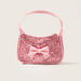 Charmz Glitter Detail Bag with Bow Applique-Bags and Backpacks-thumbnail-0