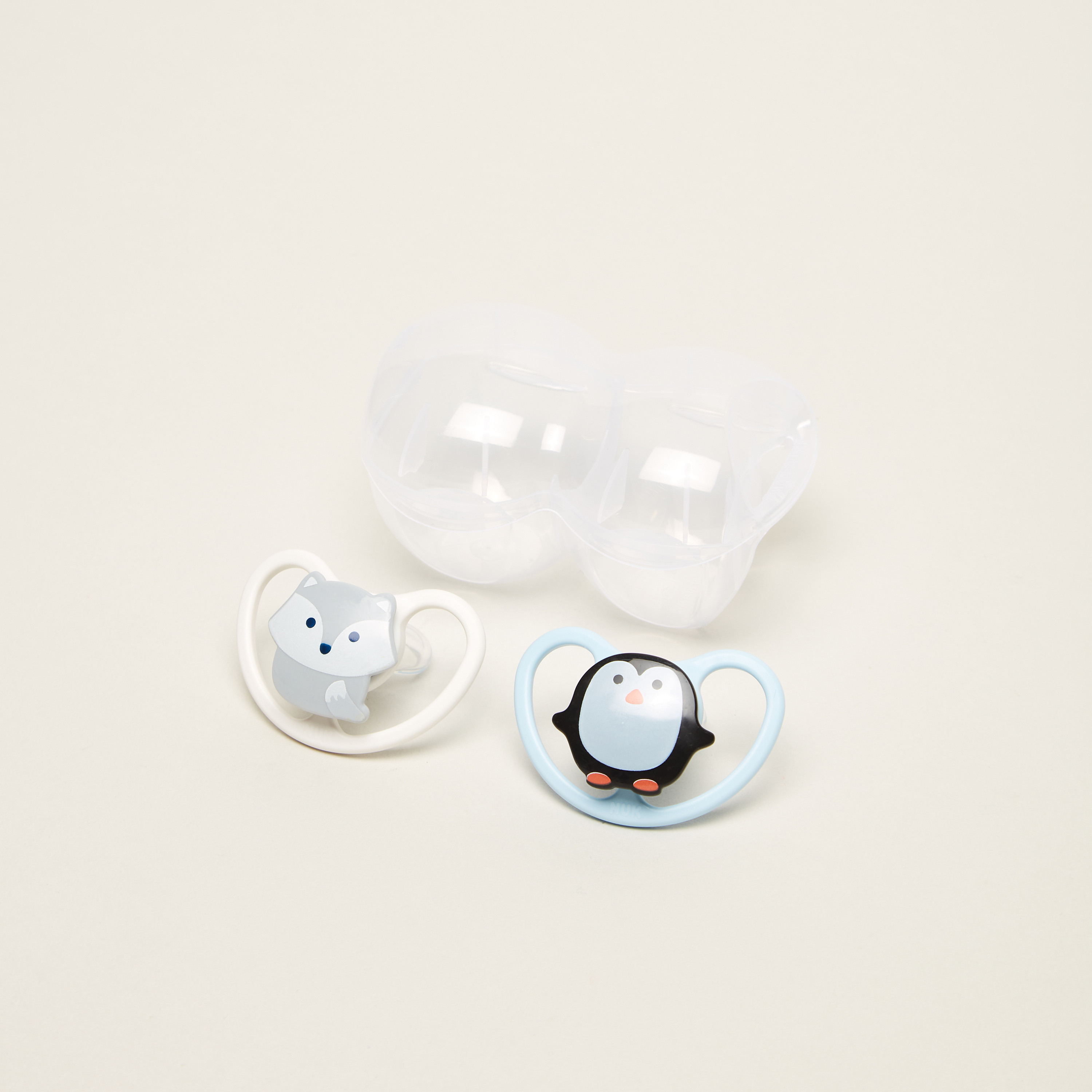 NUK Space 2-Piece Printed Soother - 0-6 Months-baby-feeding-pacifiers-image-1
