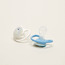 طقم لهايات سبيس نايت قطعتين من إن يو كي - 0-6 شهرًا-baby-feeding-pacifiers-image-2