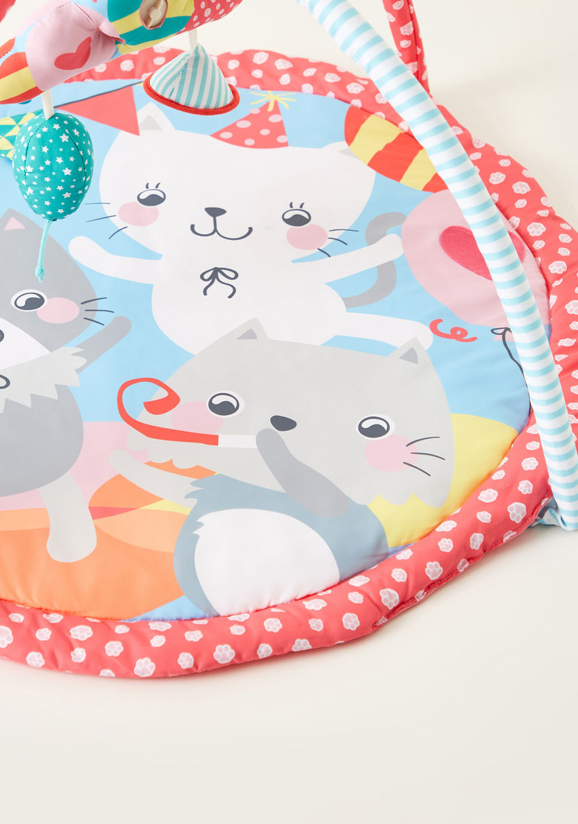 Juniors Cat Party Playmat with Mobile-Baby and Preschool-image-2