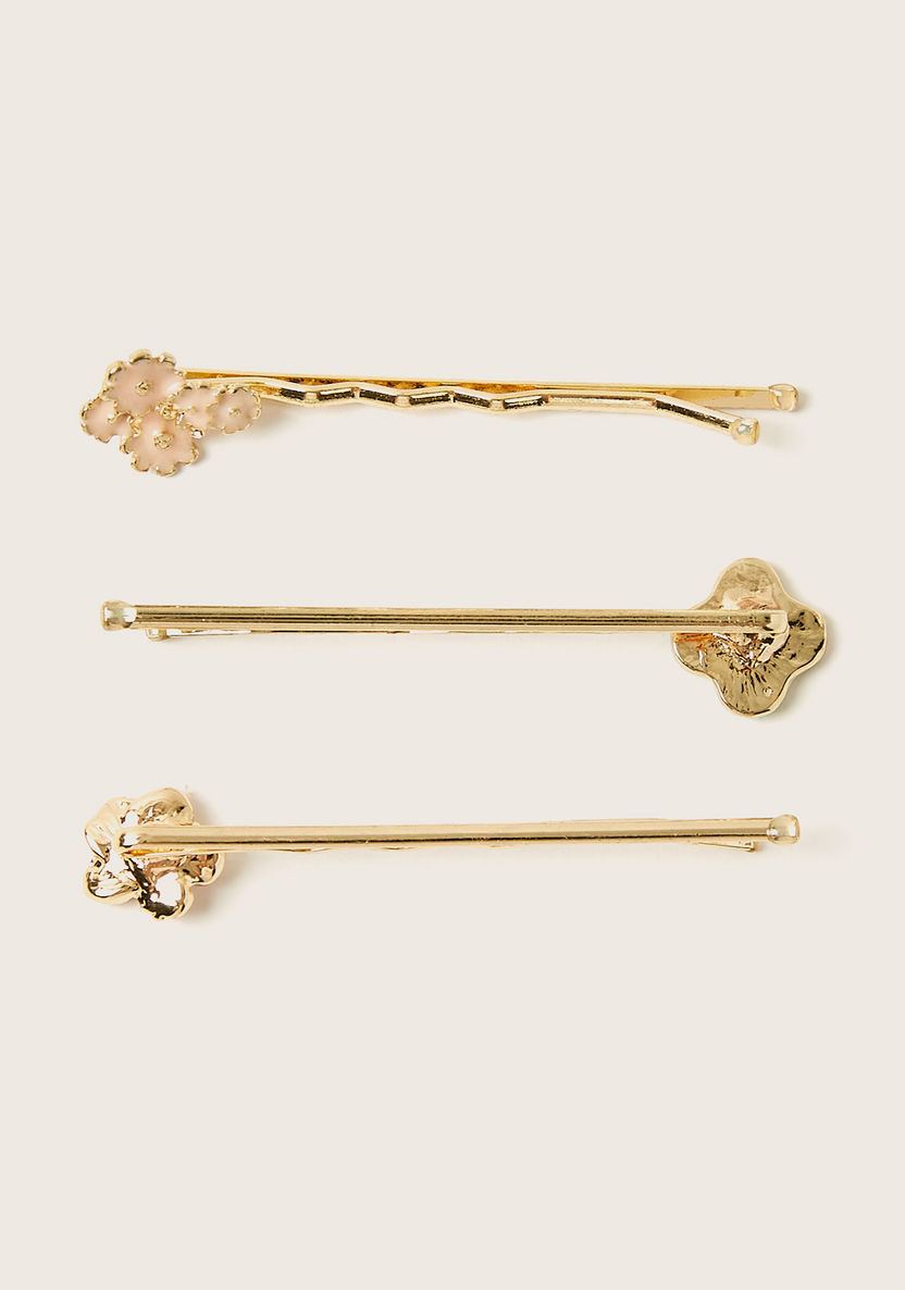 Charmz Accent Detail Hairpin - Set of 3-Hair Accessories-image-1