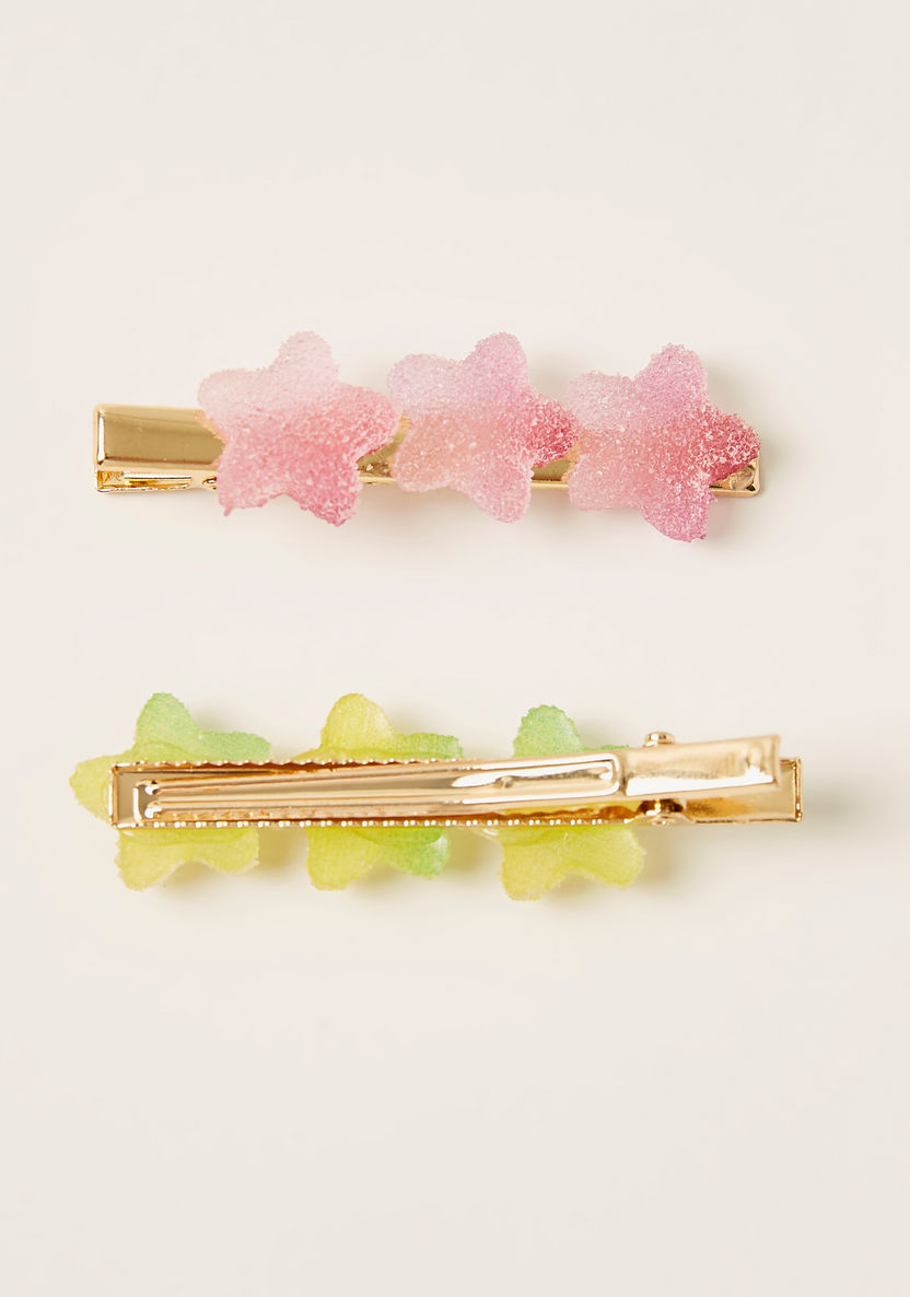 Charmz Embellished Hair Clip - Set of 2-Hair Accessories-image-1