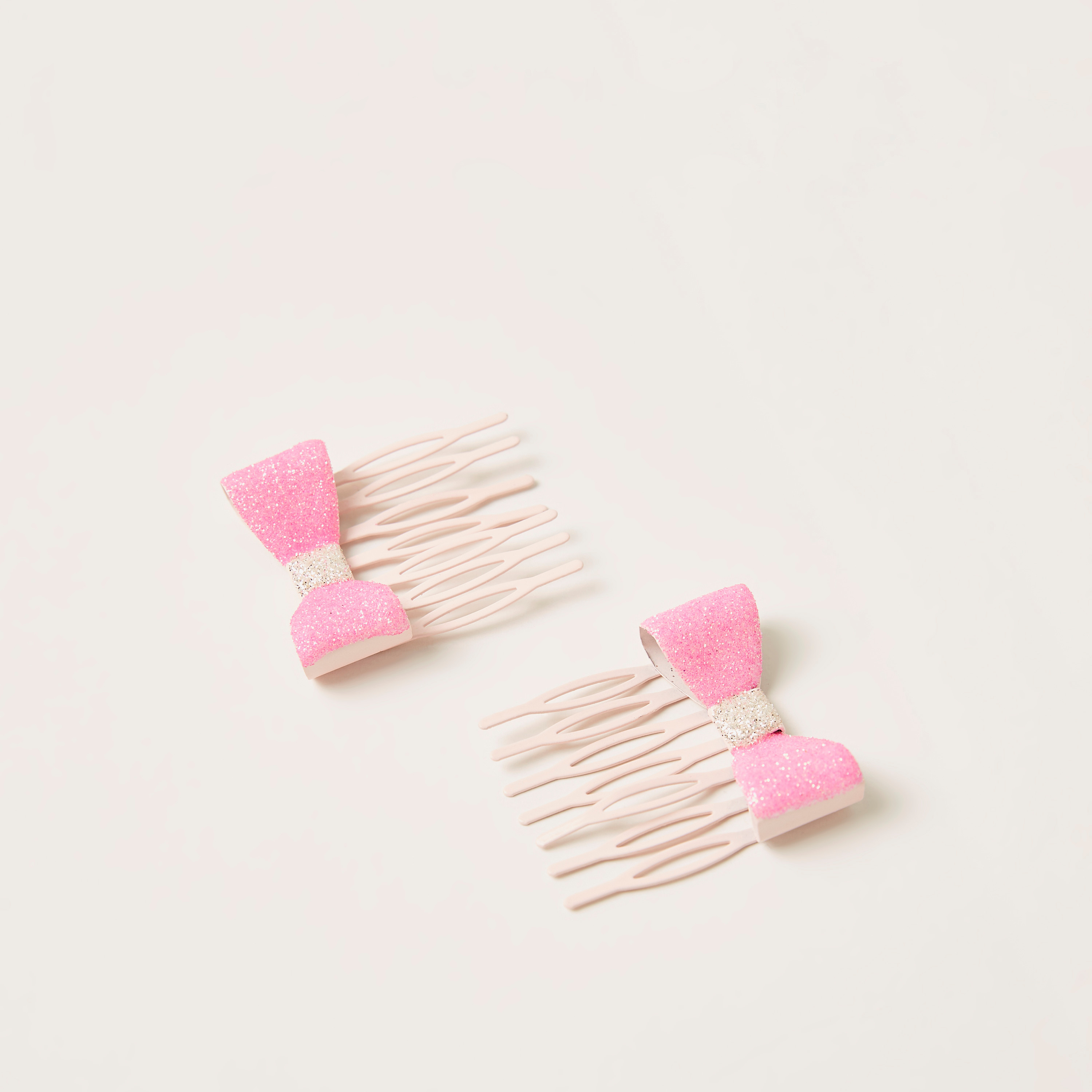 دبوس شعر بفيونكة من تشارمز - طقم من قطعتين-baby-girls-accessories-hairaccessories-image-1